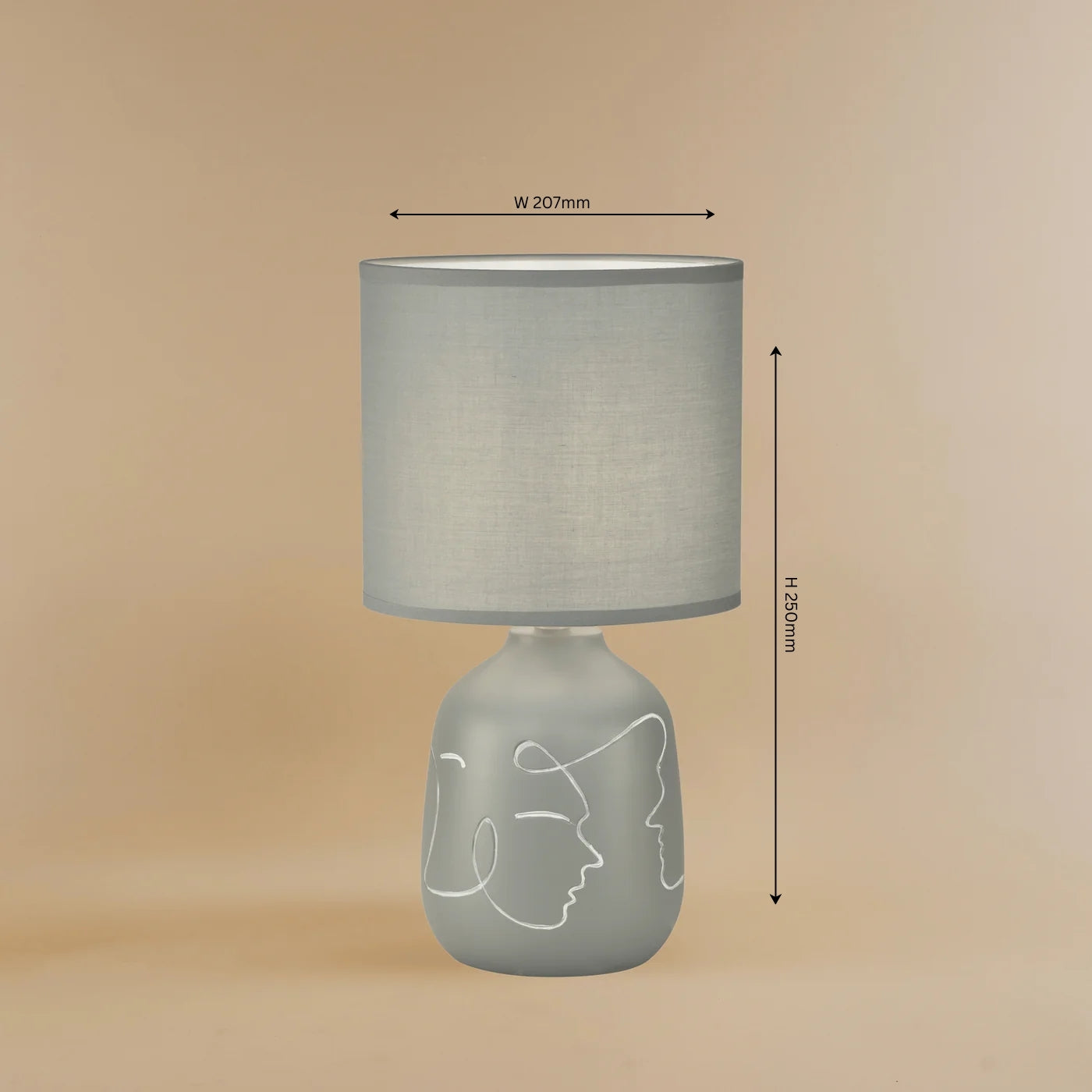 Abstract Faces Table Lamp - Teenbatti