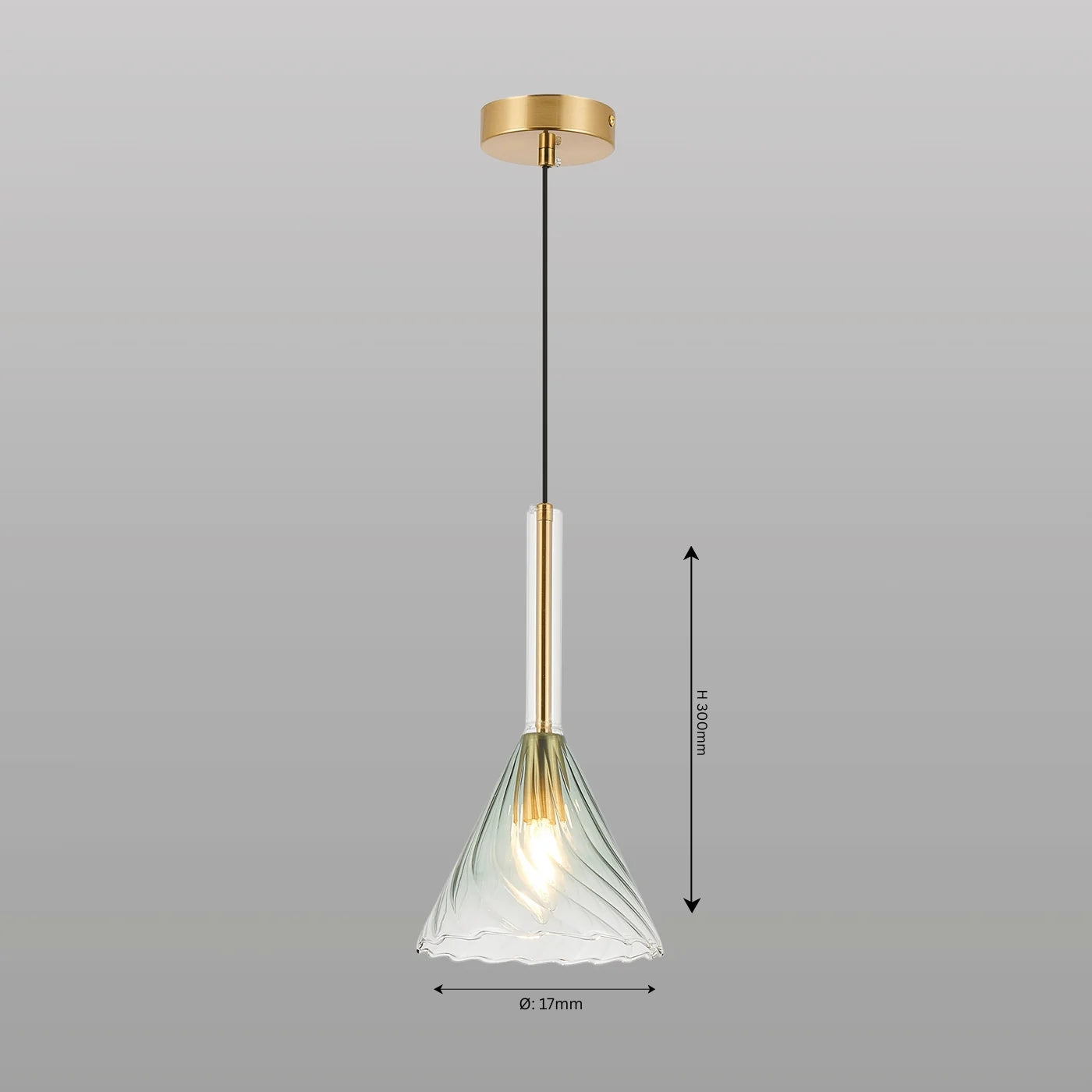 Artisan Glass Hanging Light - Teenbatti