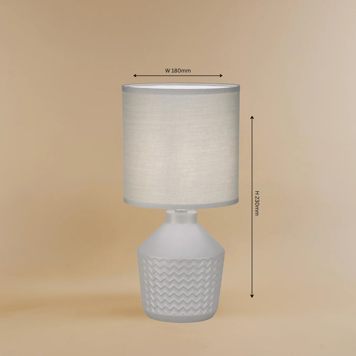 Chevron Serenity Table Lamp - Teenbatti