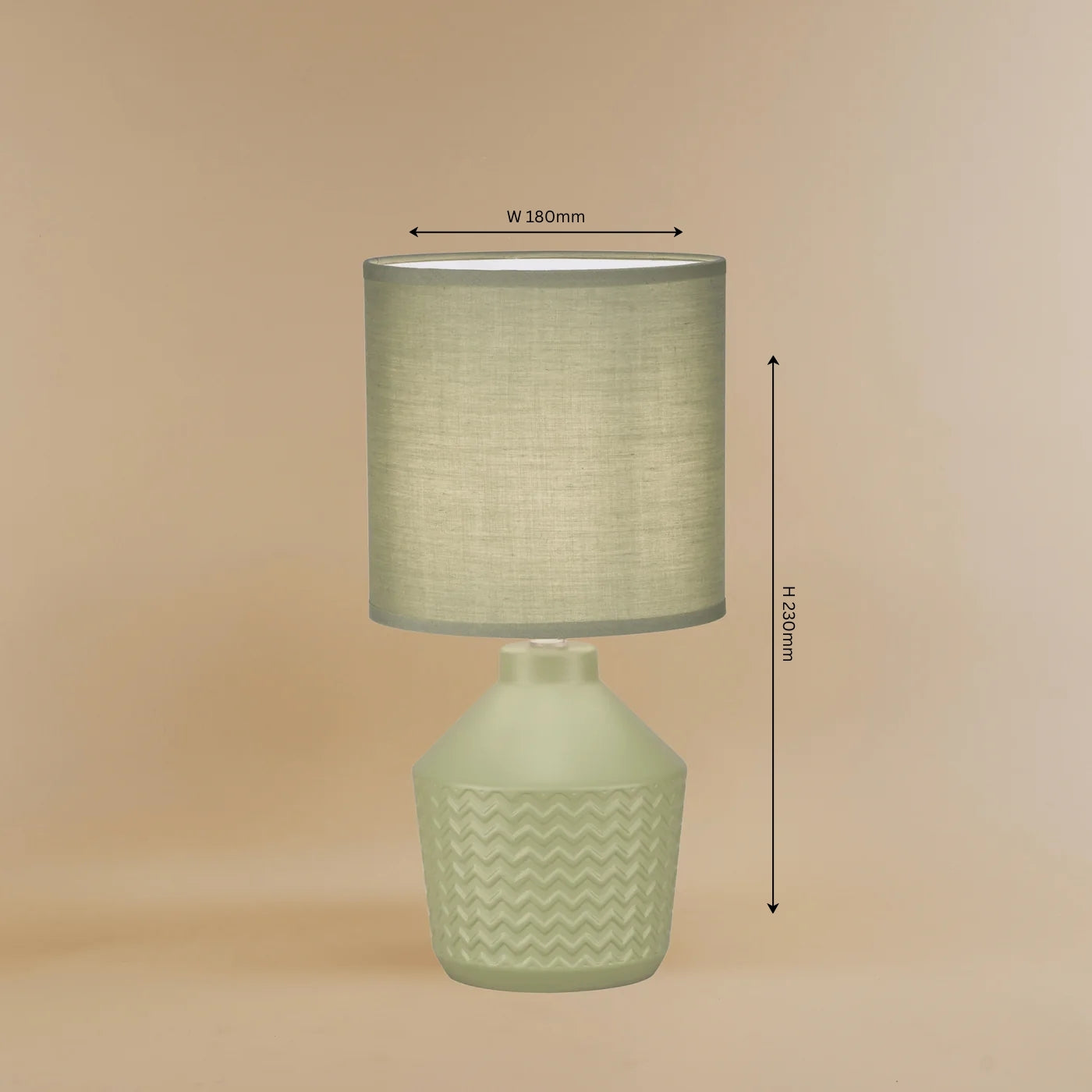 Chevron Serenity Table Lamp - Teenbatti