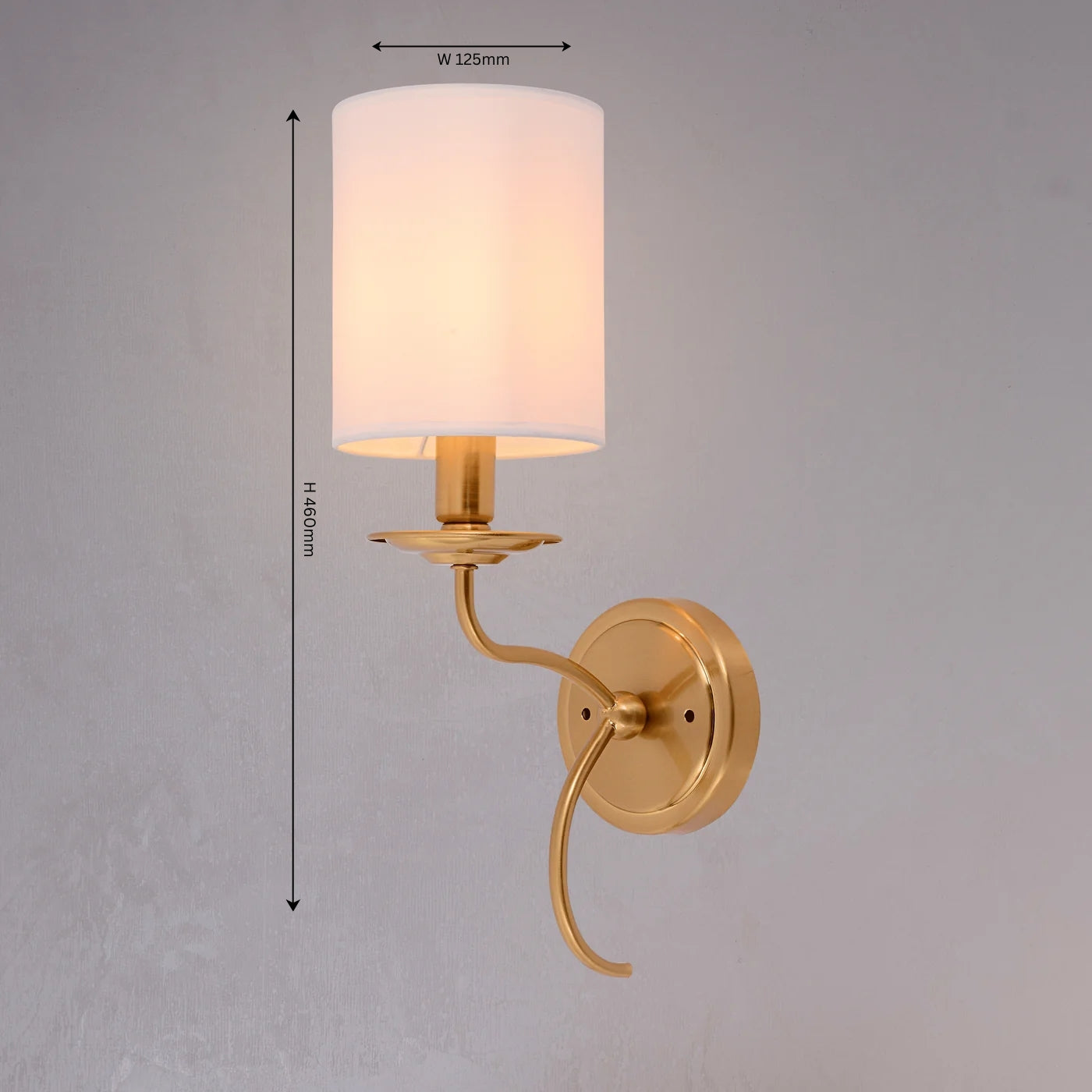 Curvaceous Canvas Wall Light - Teenbatti