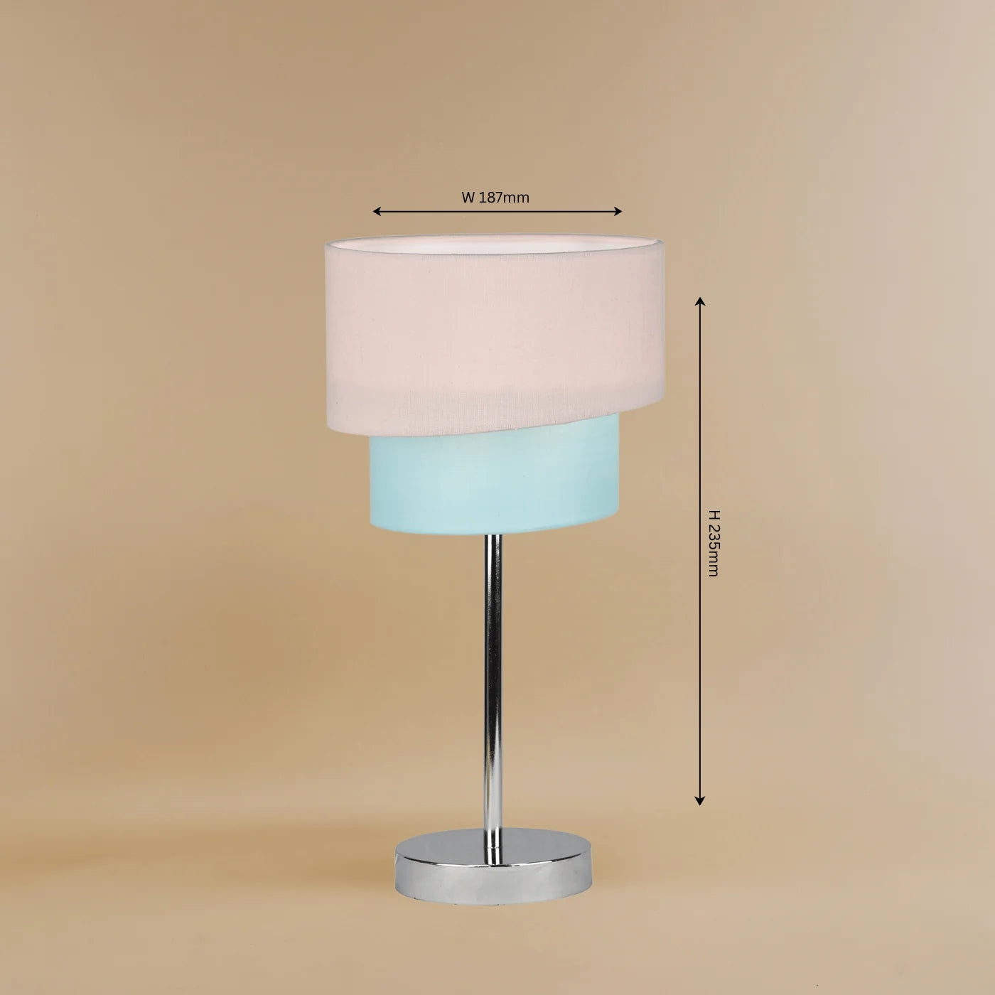 Duo Shade Table Lamp - Teenbatti