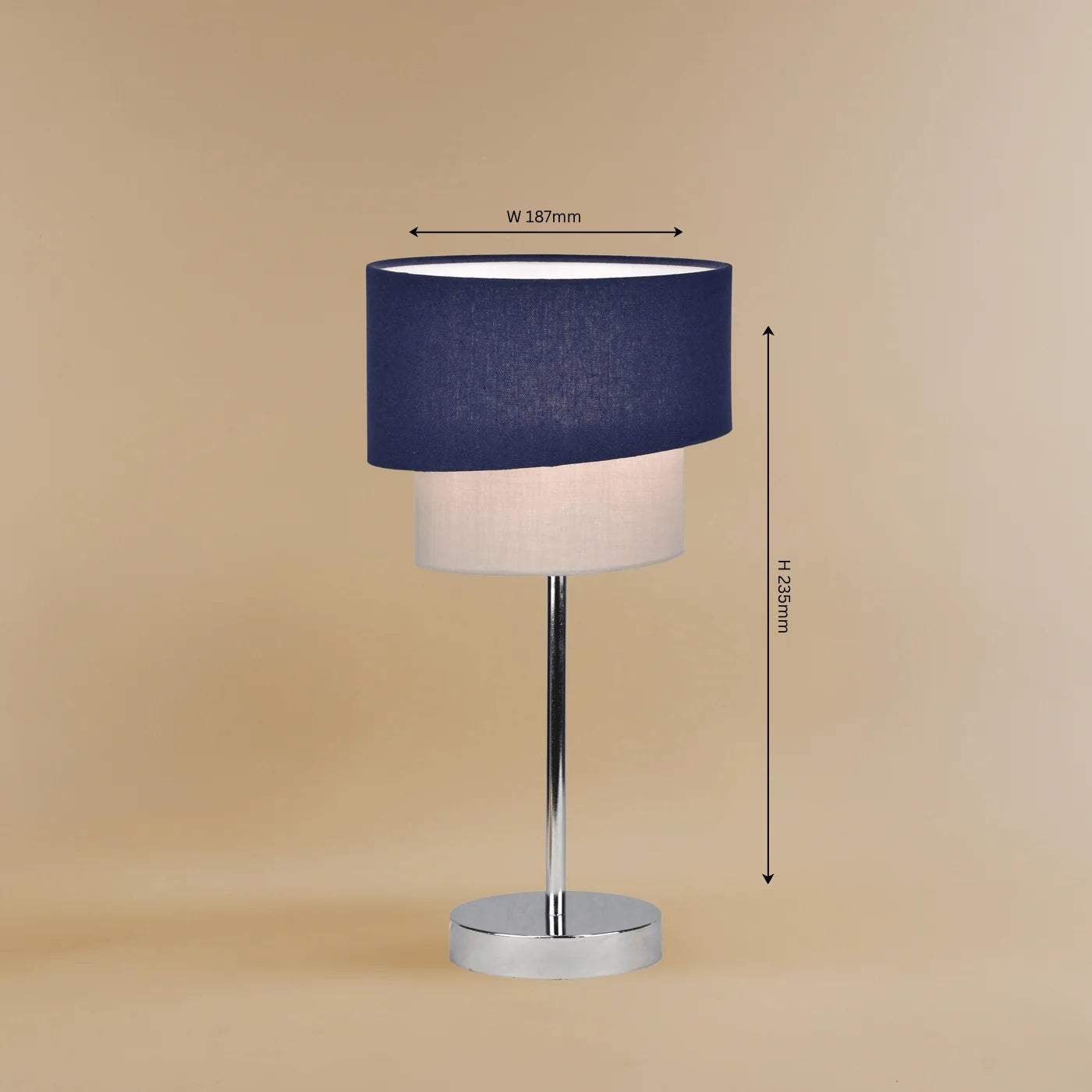 Duo Shade Table Lamp - Teenbatti