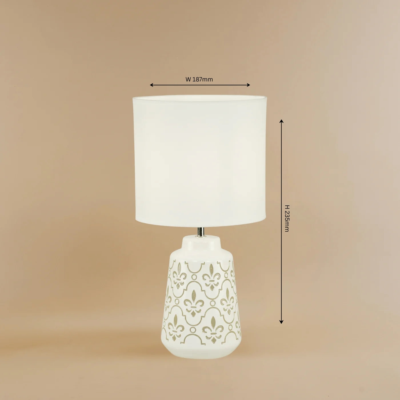 Fleur de Lis Table Lamp - Teenbatti