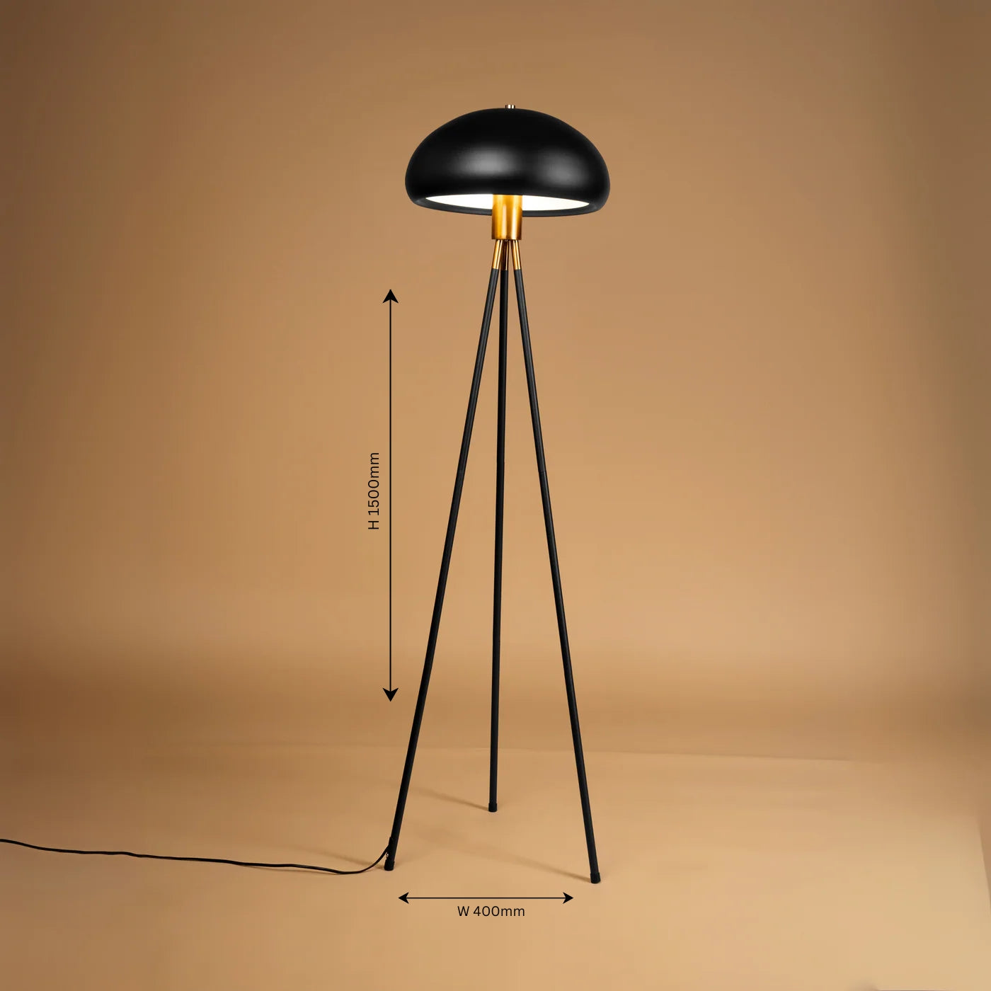 Mid-Century Tripod Floor Lamp - Teenbatti