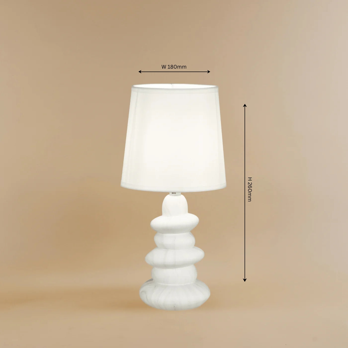 Pebble Peak Table Lamp - Teenbatti