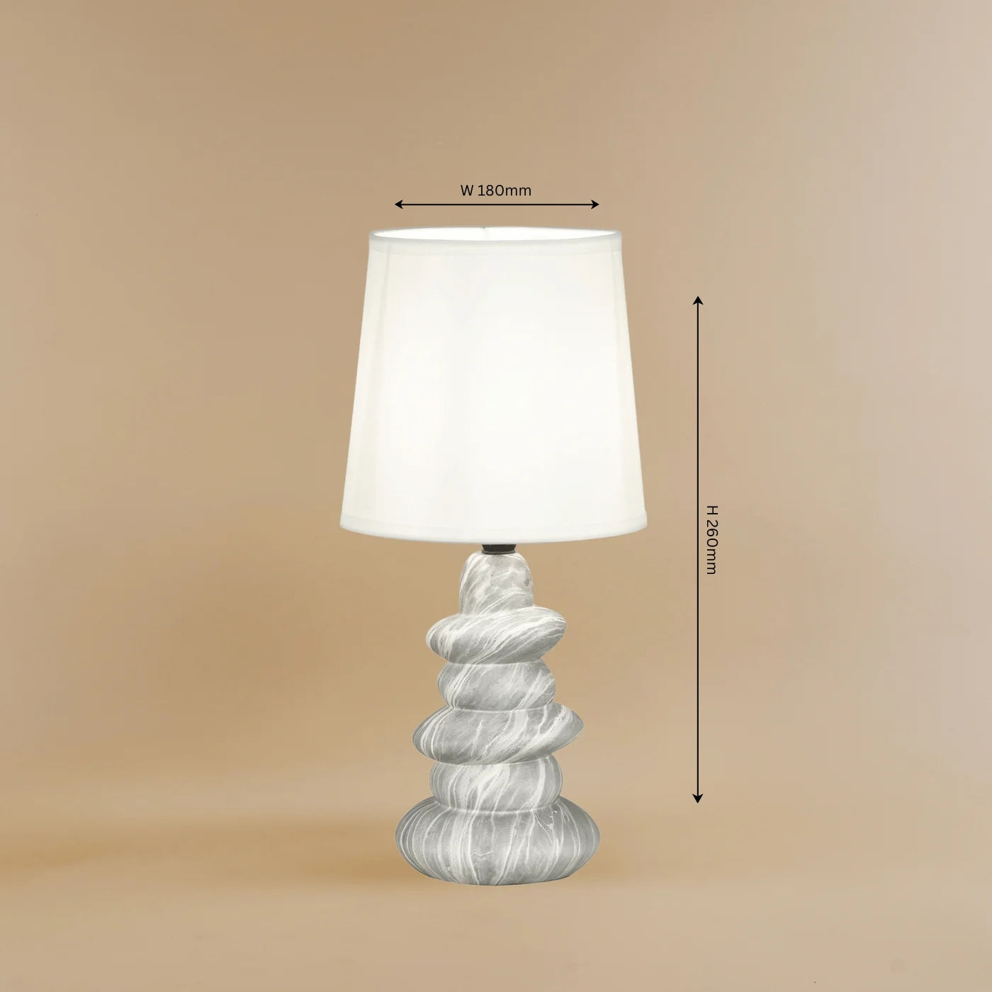 Pebble Peak Table Lamp - Teenbatti