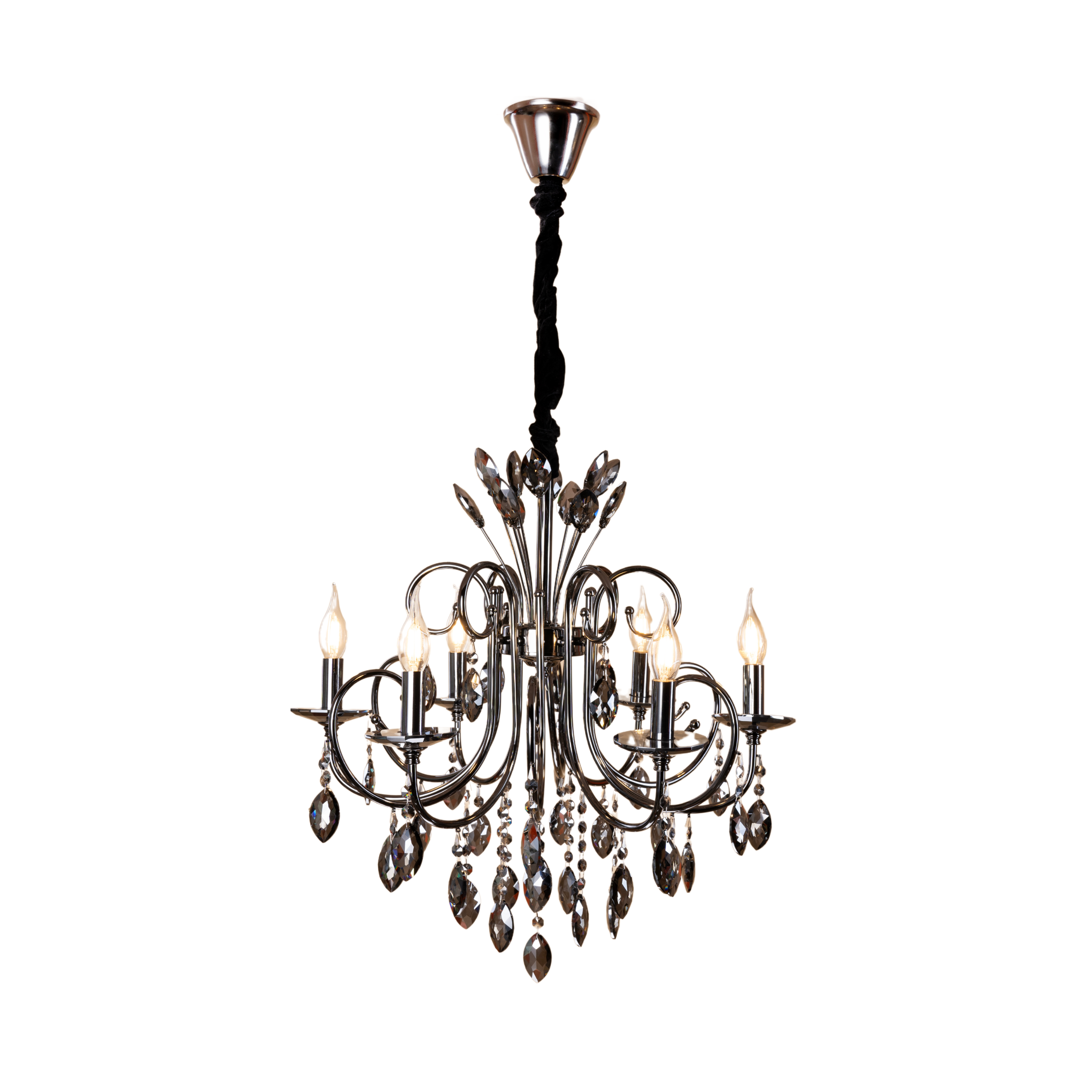Crown Crystal Chandelier - Teenbatti