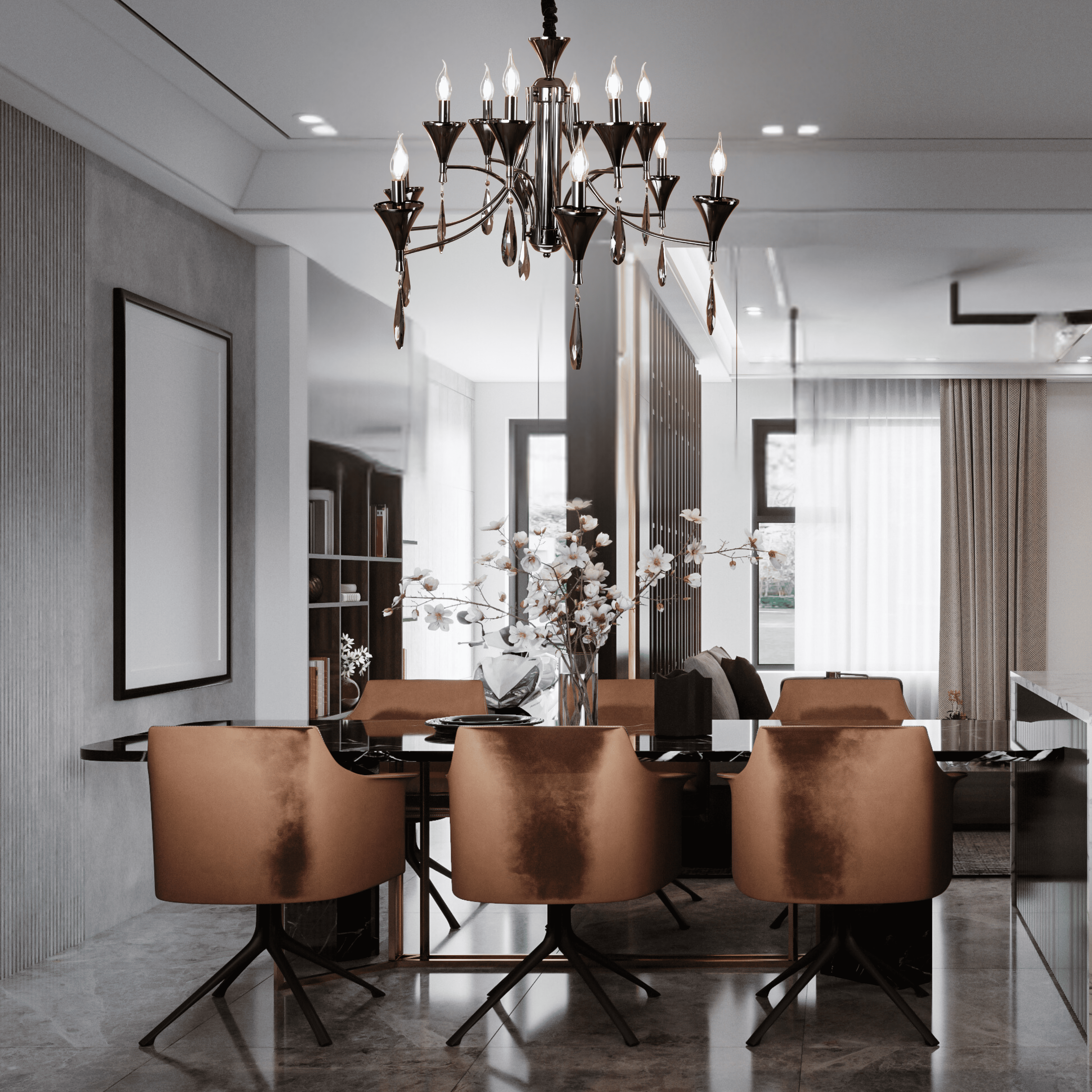 Twilight Chandelier - Teenbatti