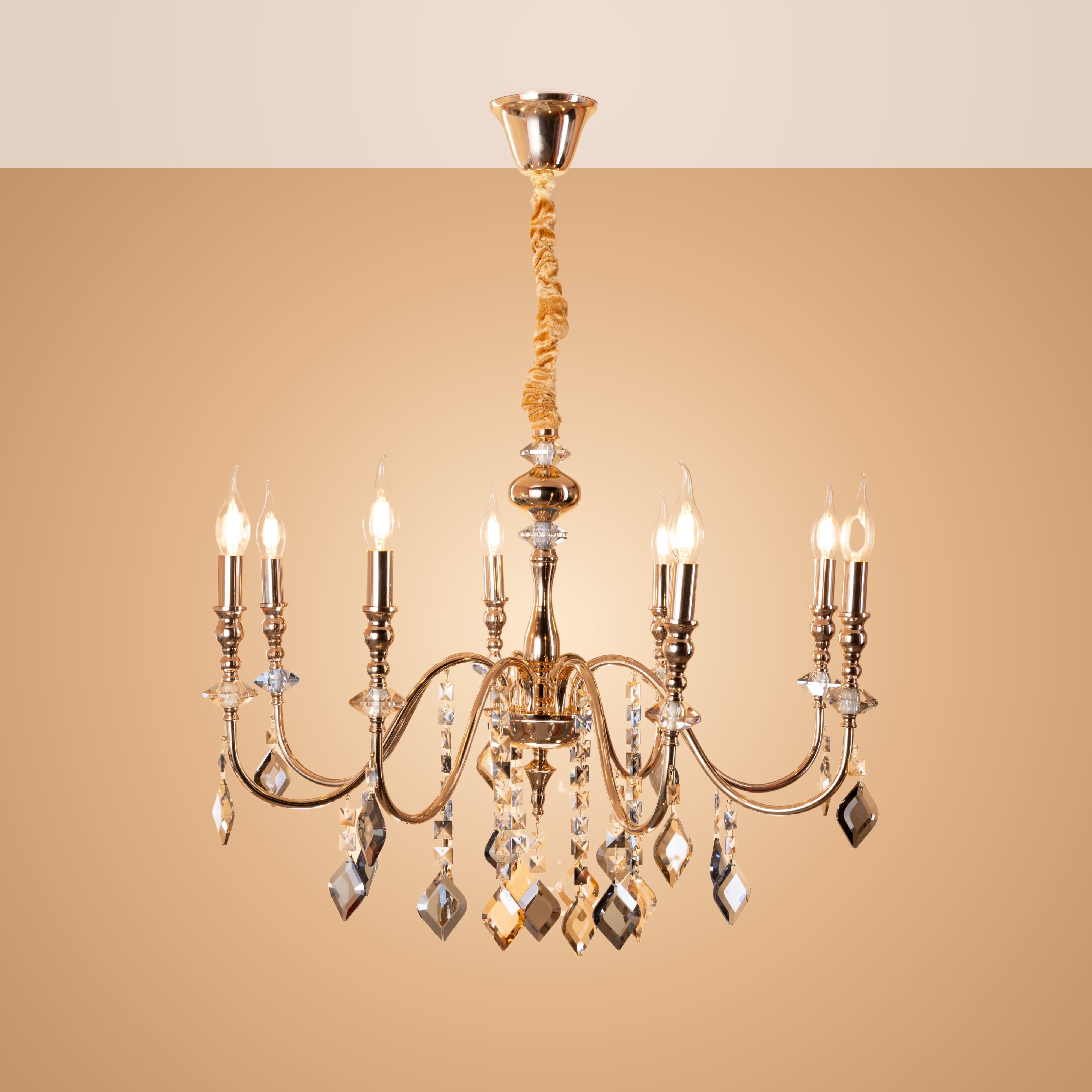 Aurum Elegance Chandelier - Teenbatti