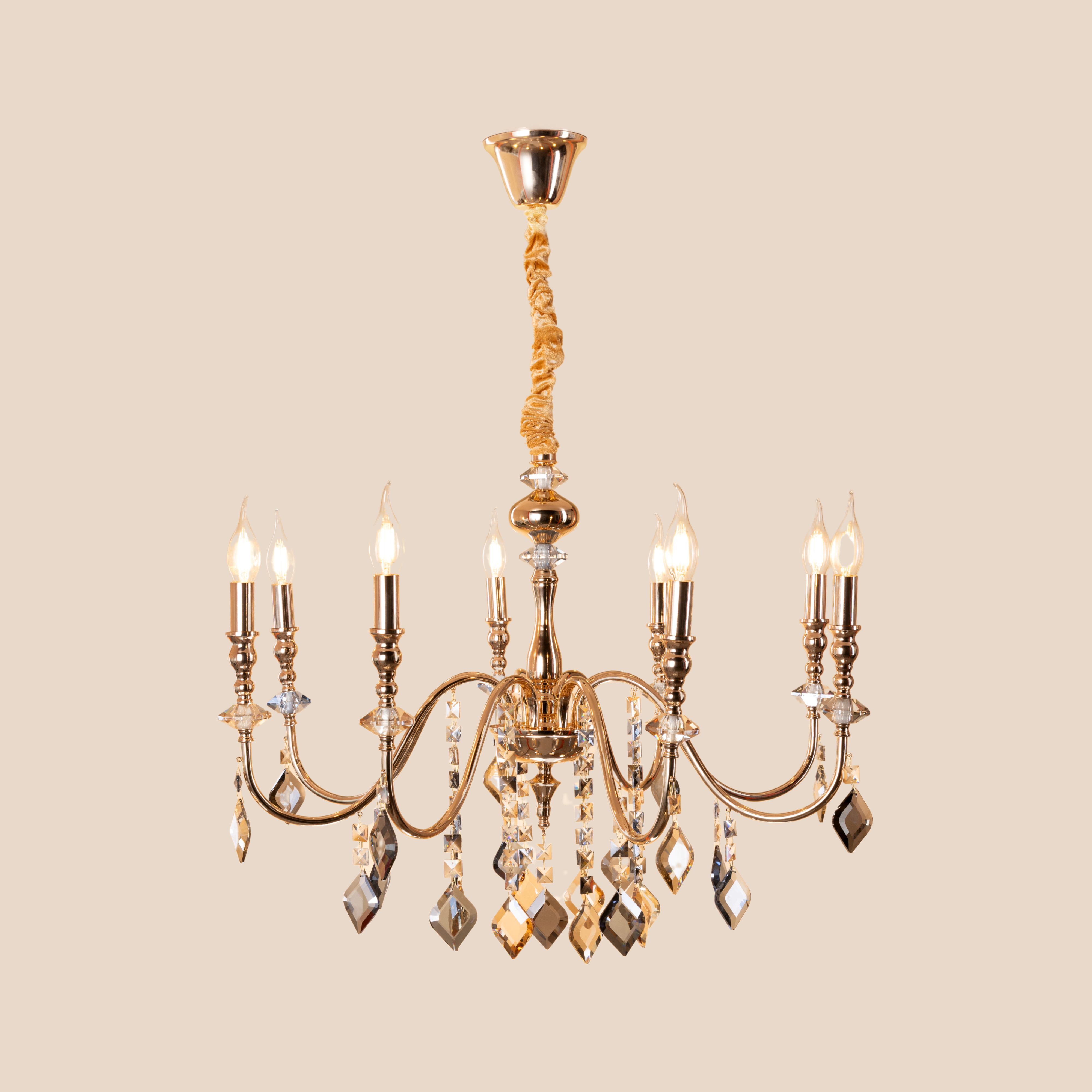 Aurum Elegance Chandelier - Teenbatti