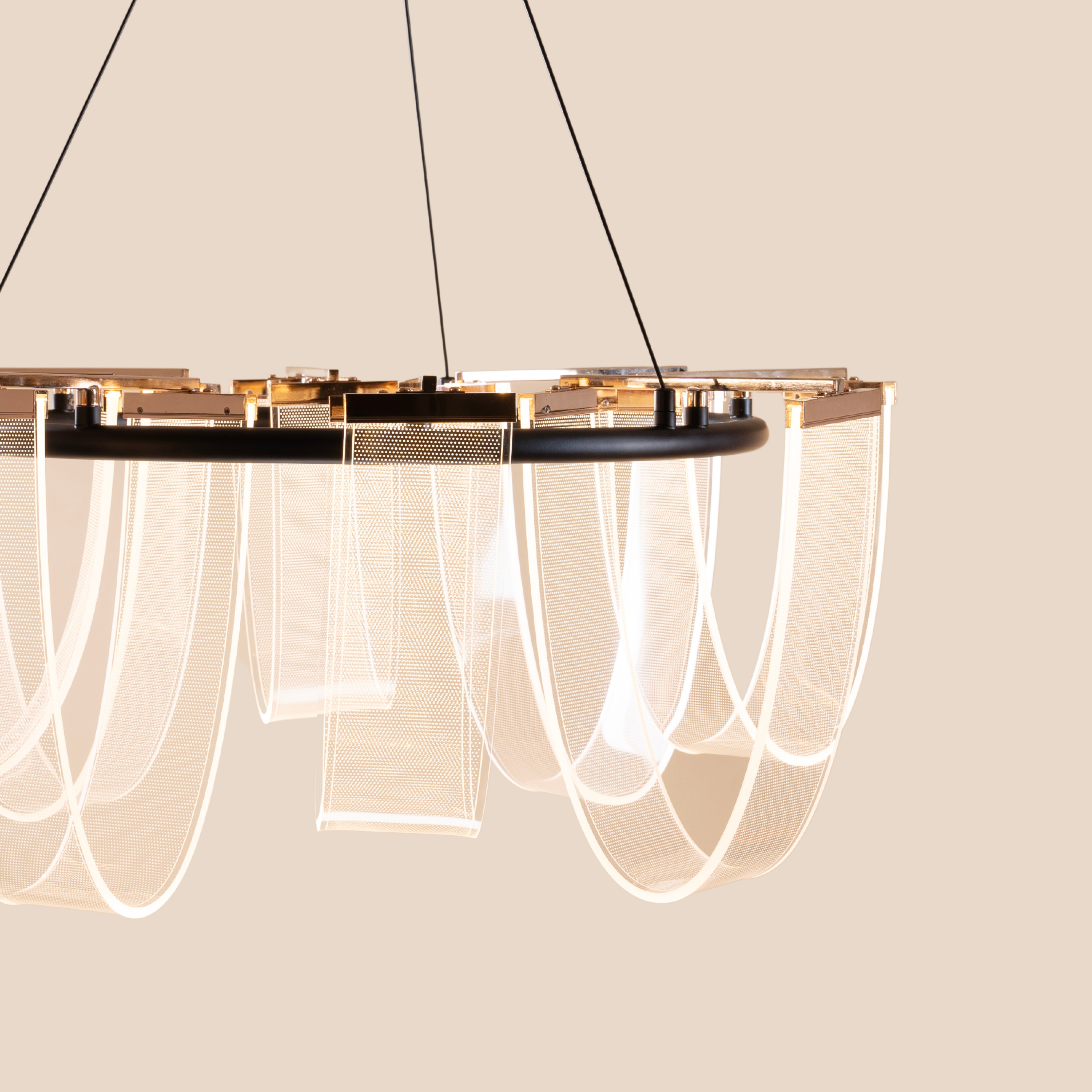 Lumina Flow Chandelier - Teenbatti