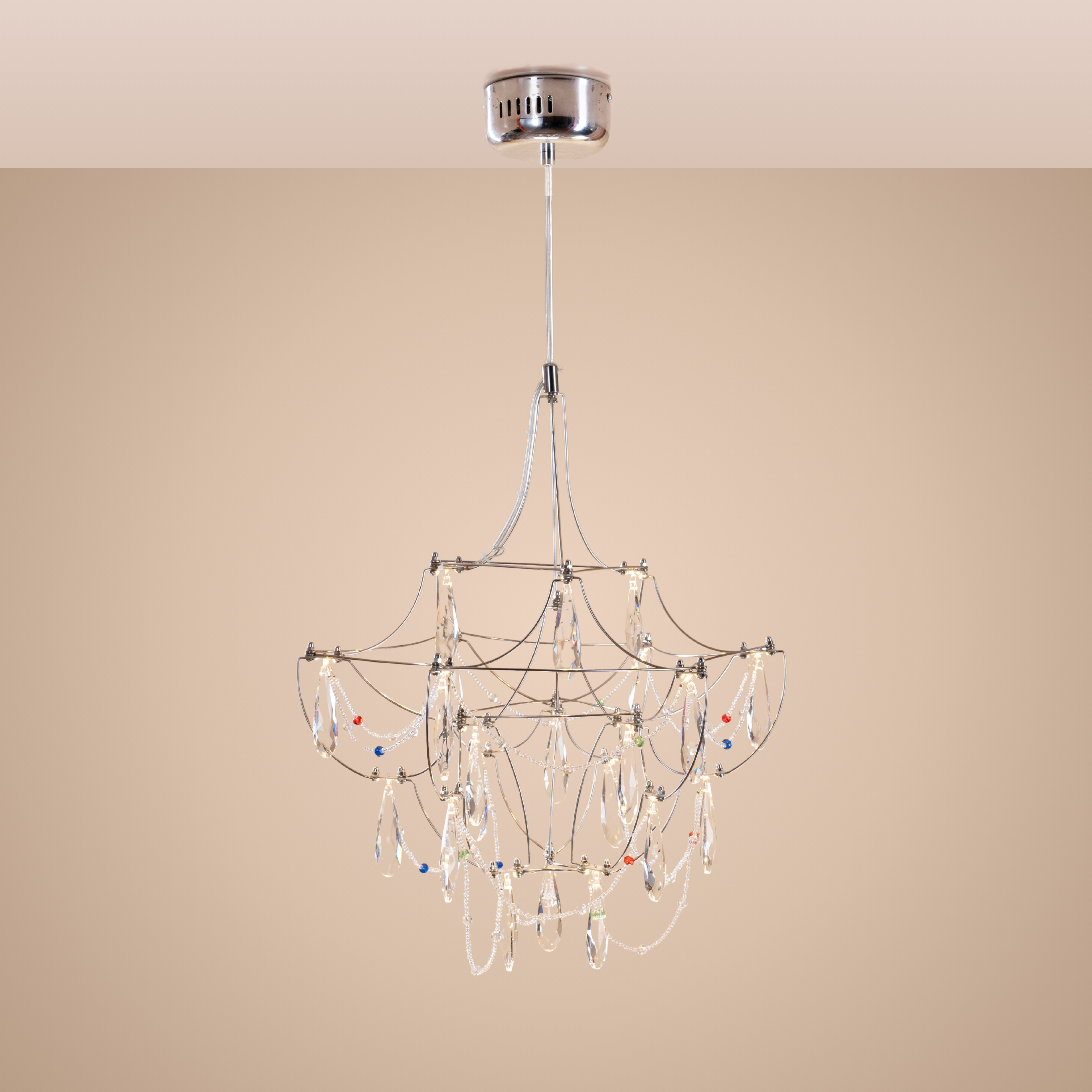 Chromatic S Chandelier - Teenbatti