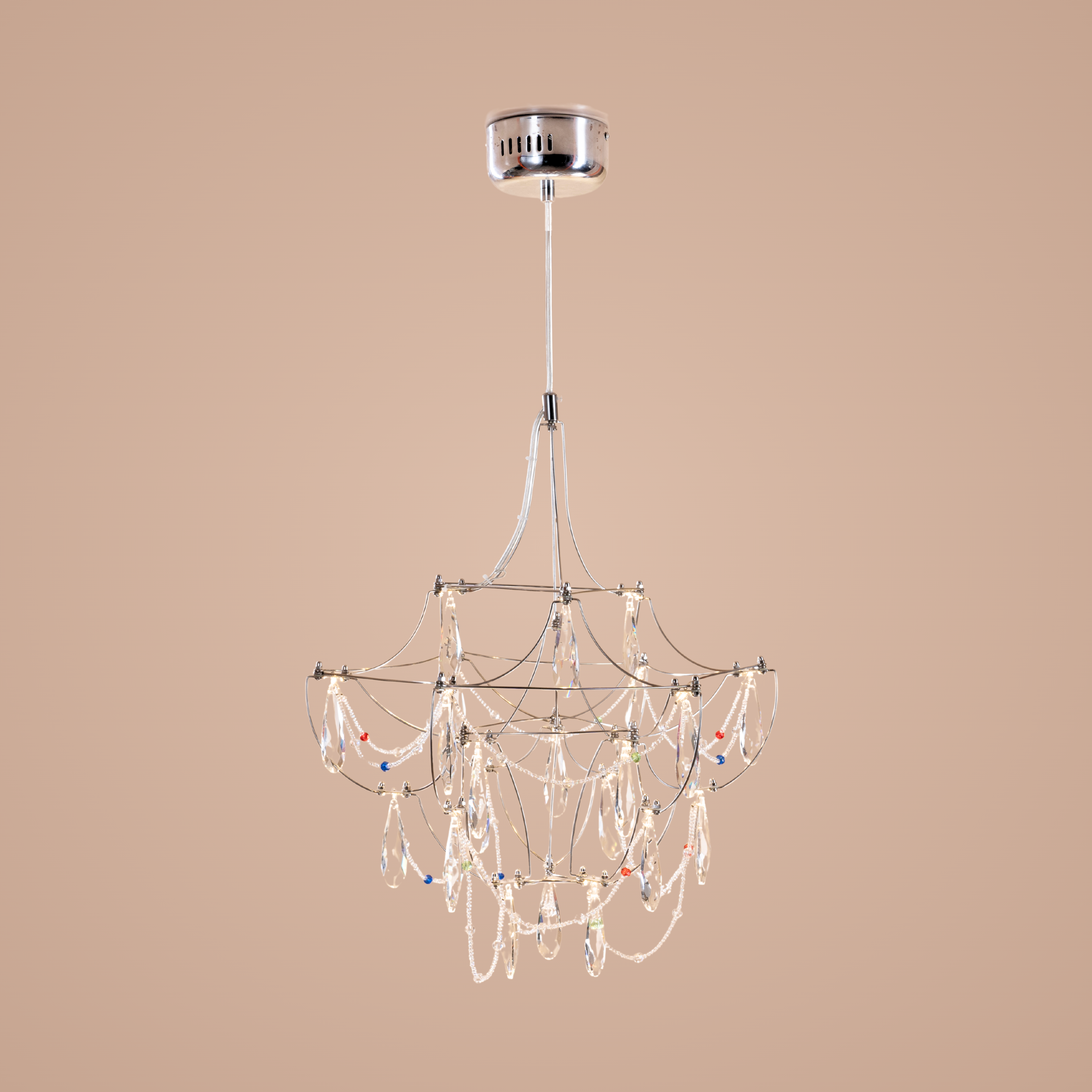 Chromatic S Chandelier - Teenbatti