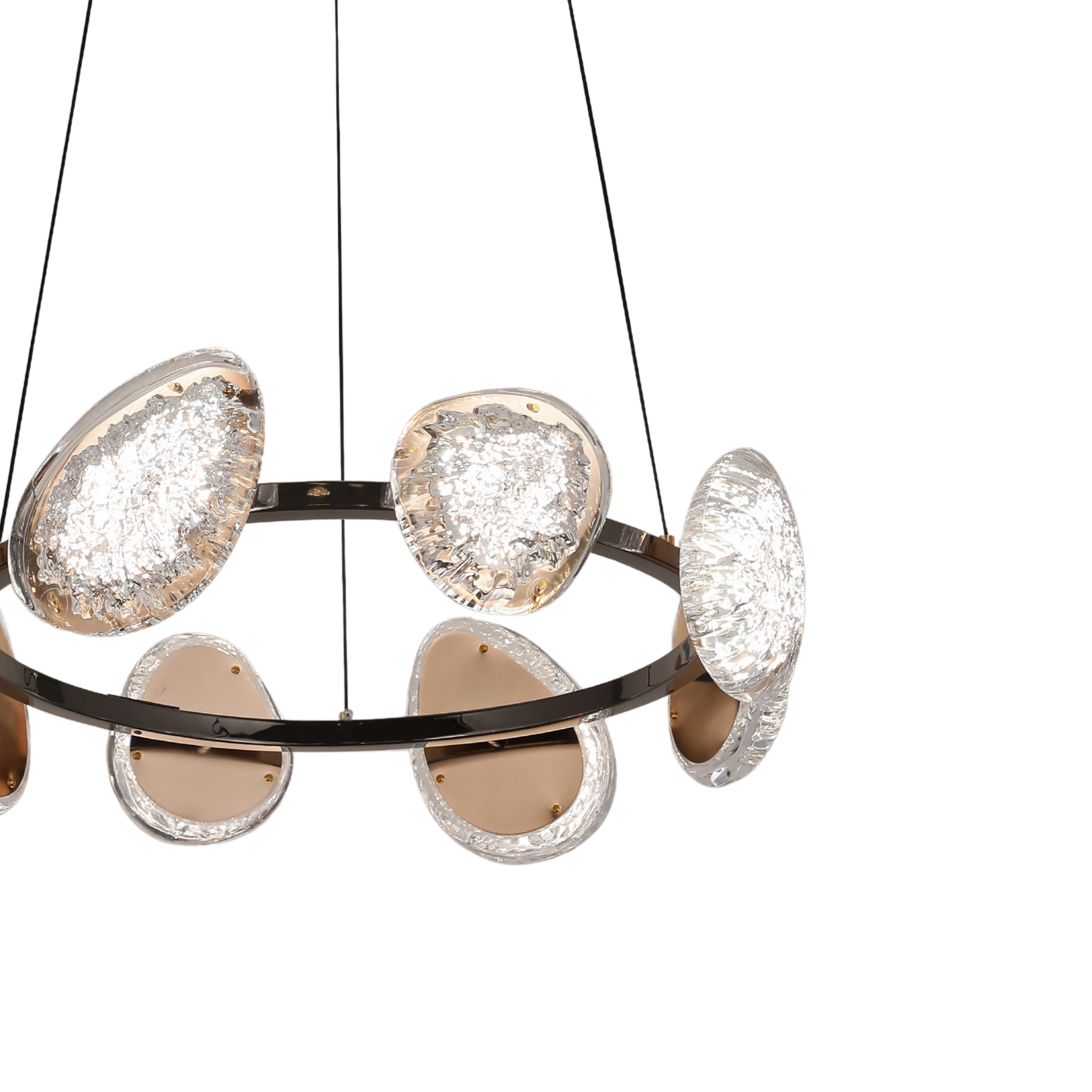 Glacier Glow Chandelier - Teenbatti