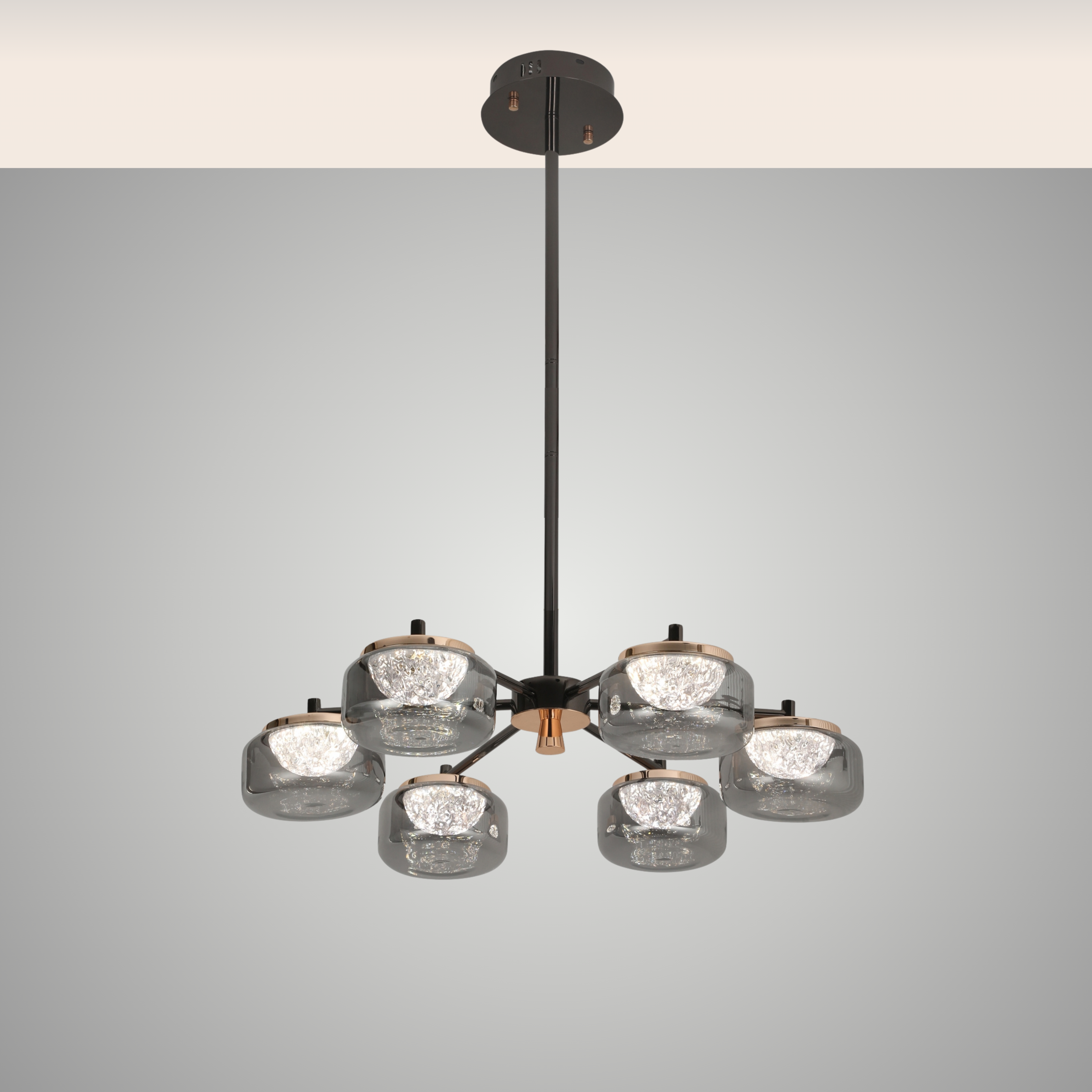 Facet Six Chandelier - Teenbatti