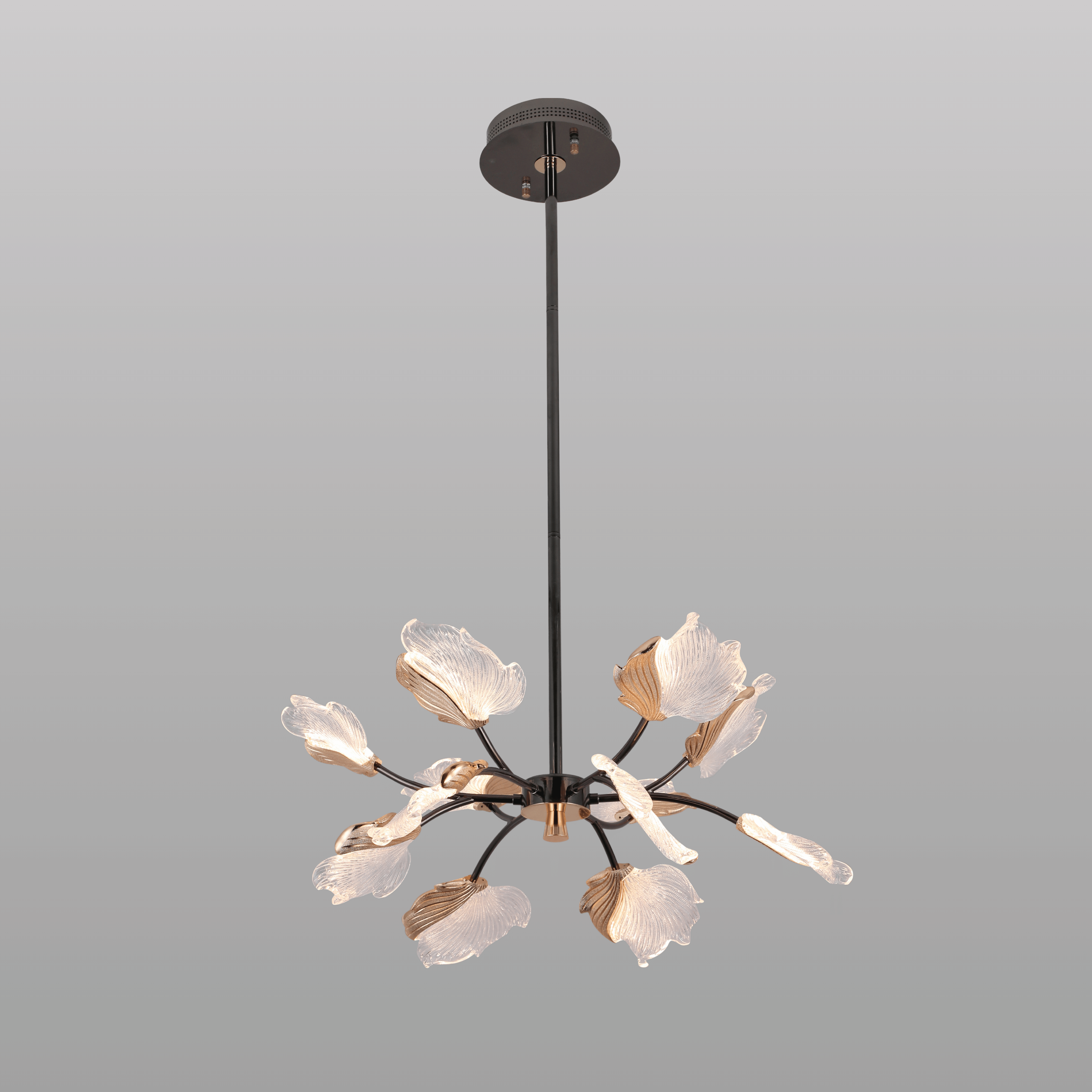 Winter Leaf Chandelier