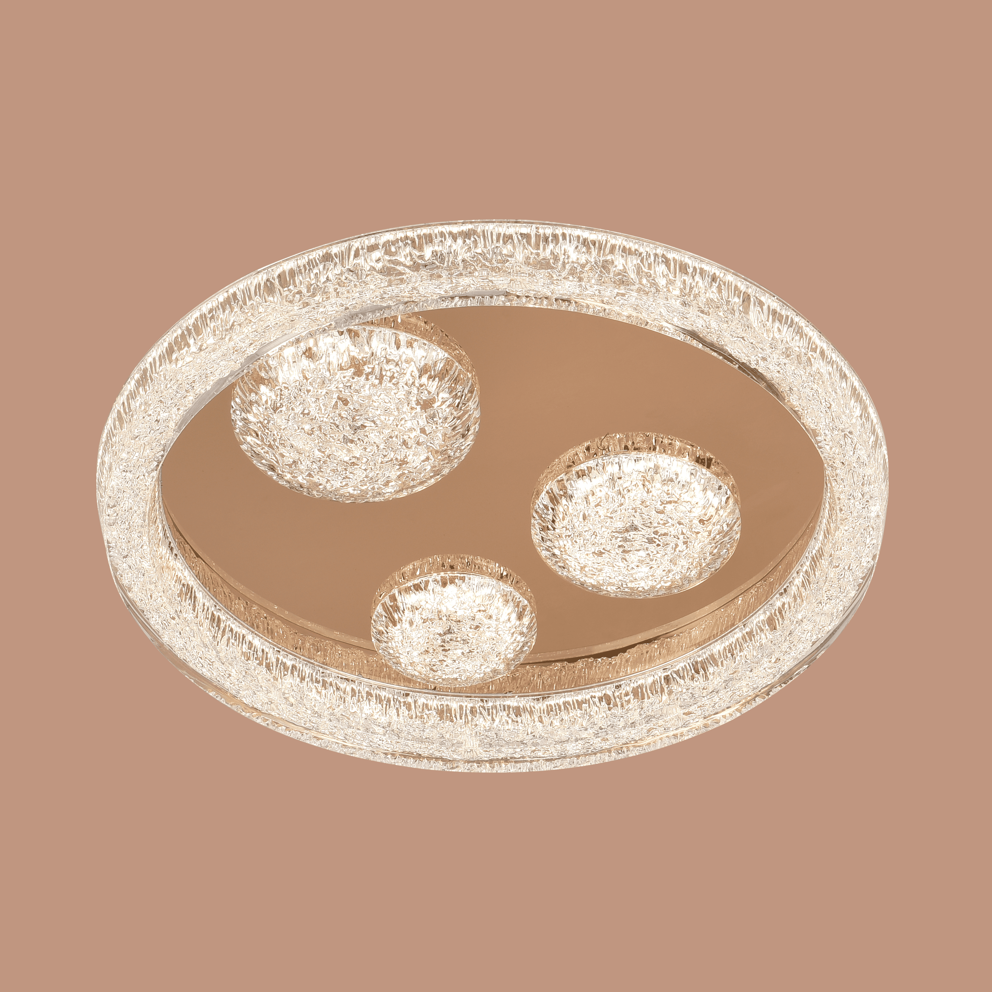 Icicle Bloom Round Ceiling Light - Teenbatti