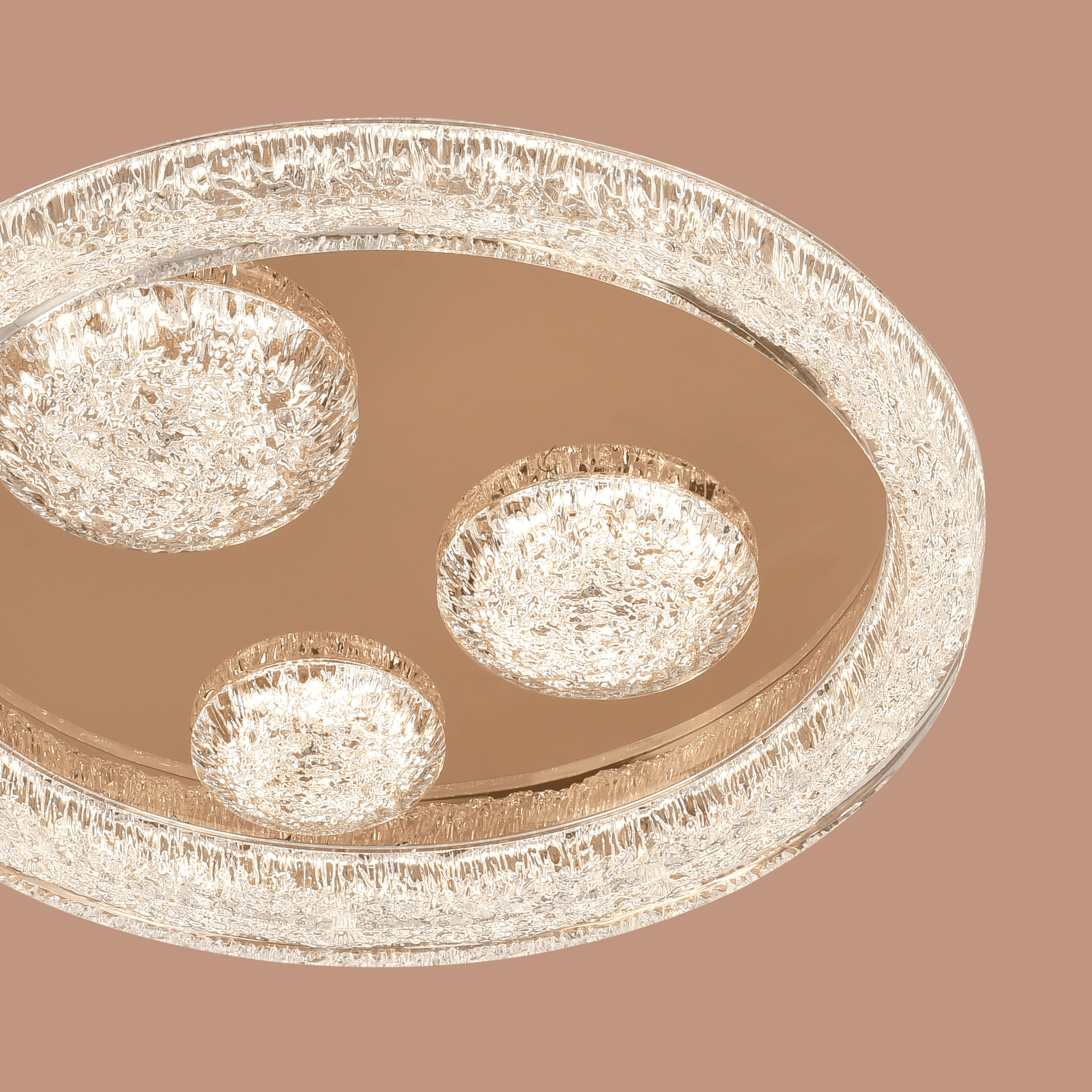 Icicle Bloom Round Ceiling Light - Teenbatti