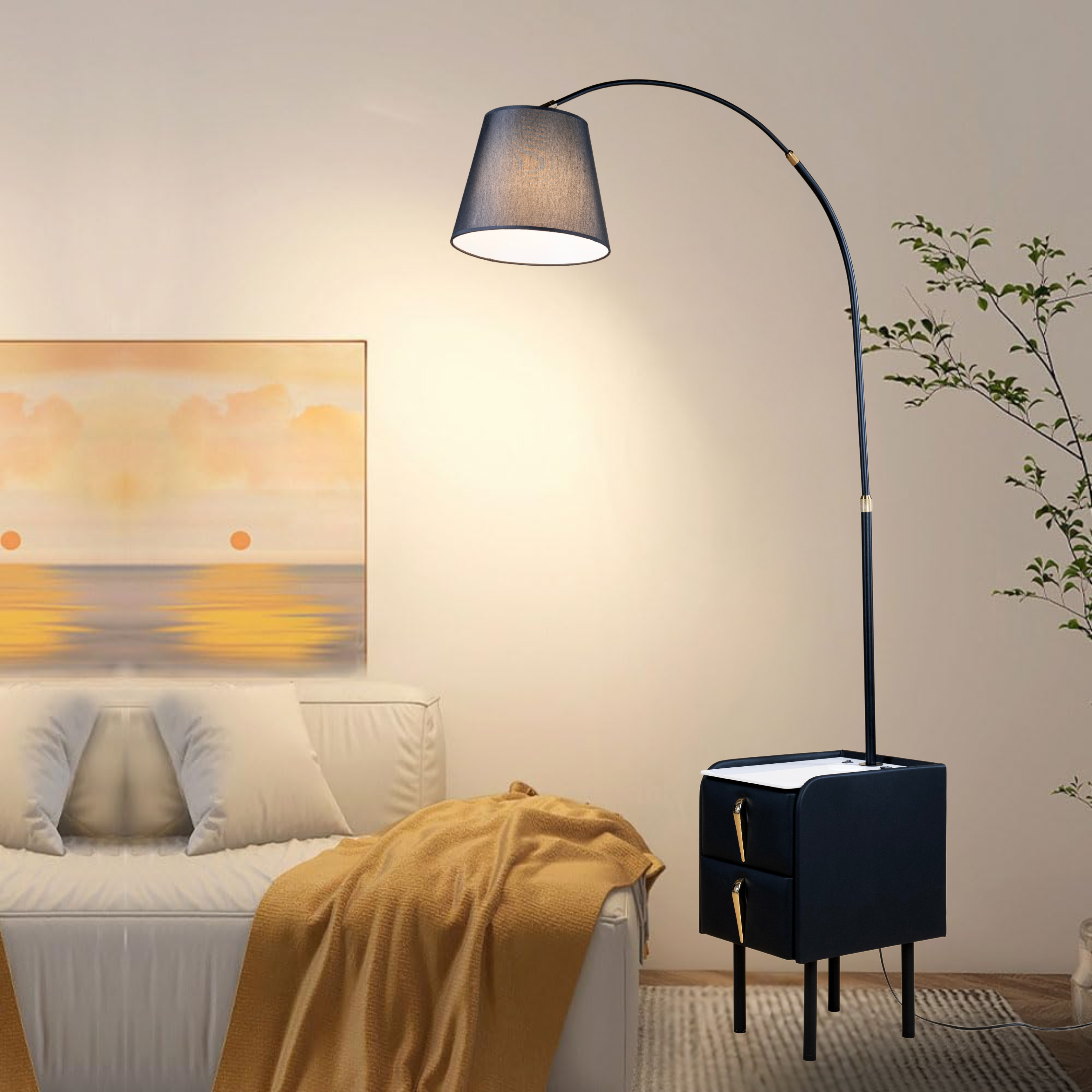 Arc & Aura Floor Lamp - Teenbatti