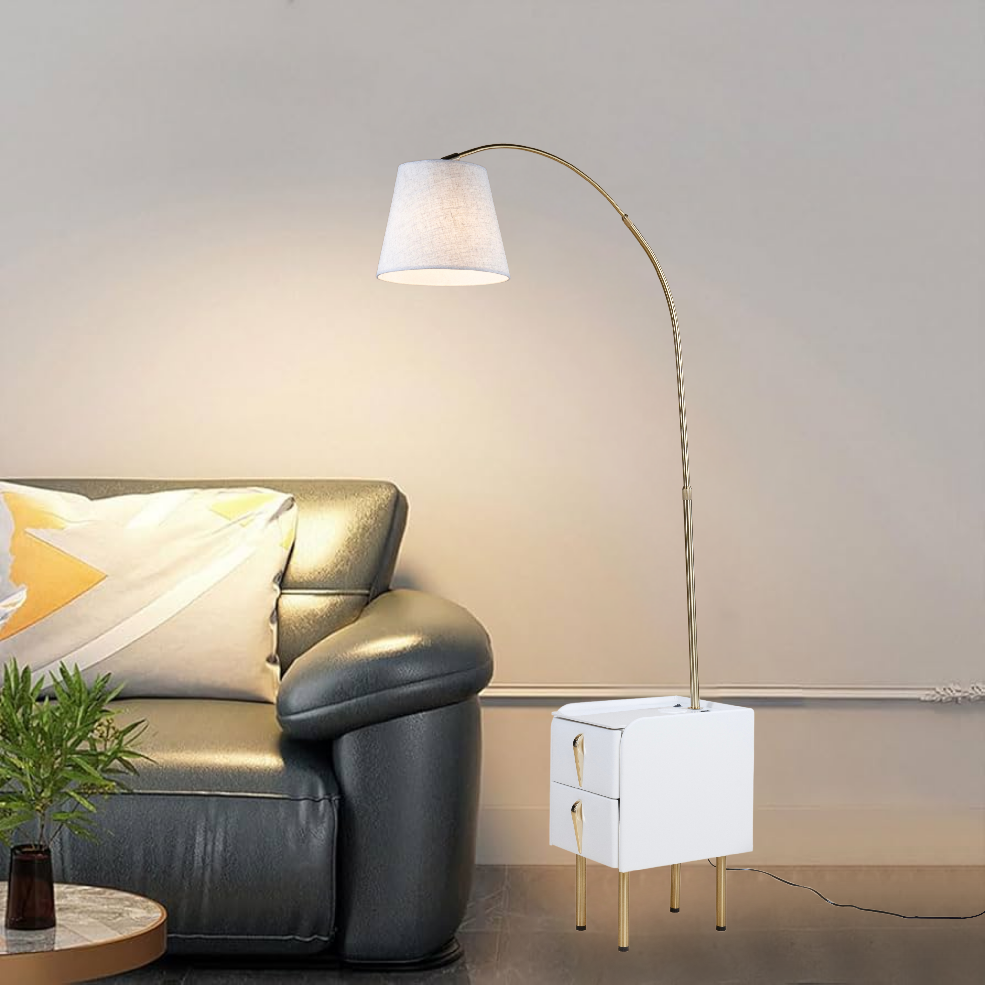 Arc & Aura Floor Lamp - Teenbatti