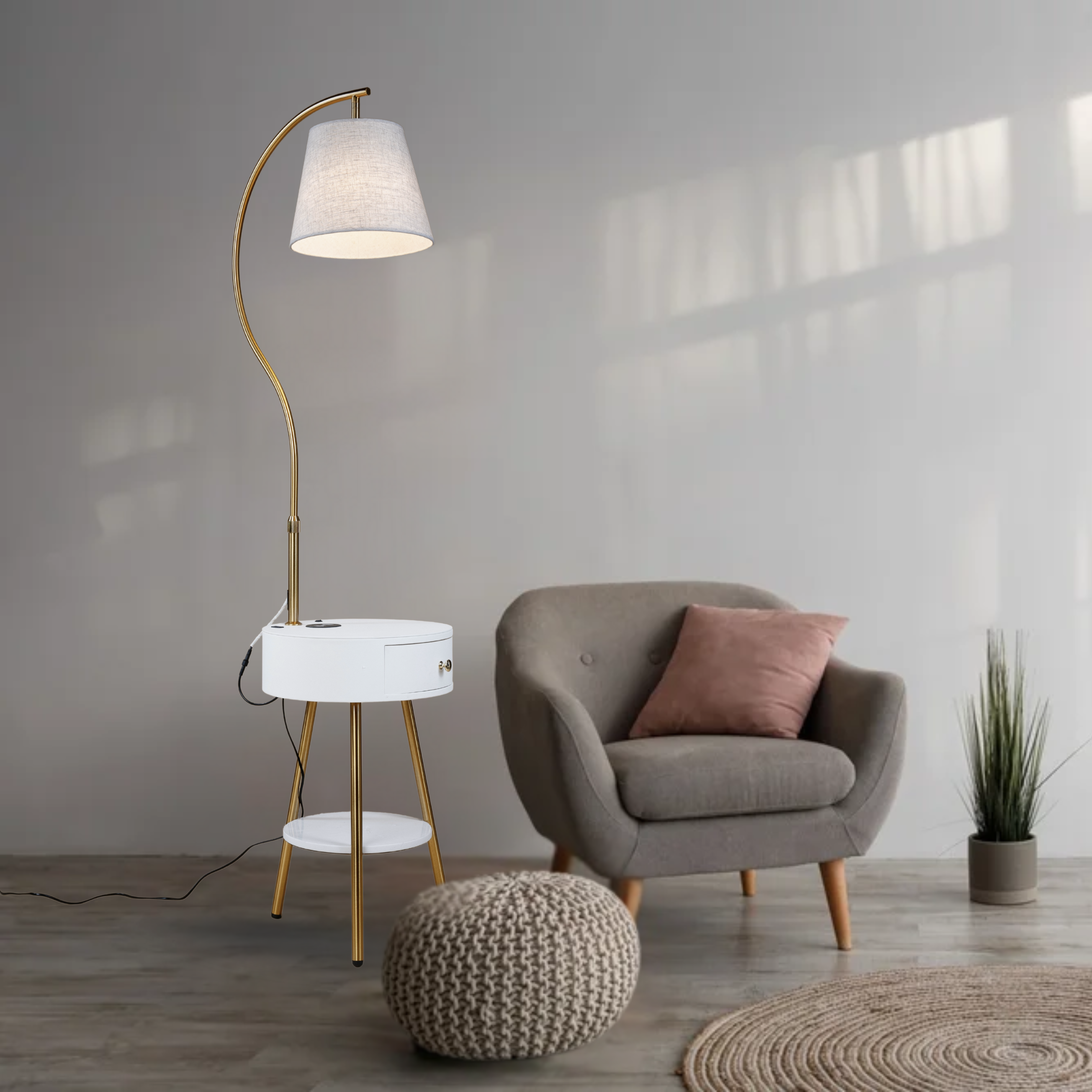 Arcside Floor Lamp - Teenbatti