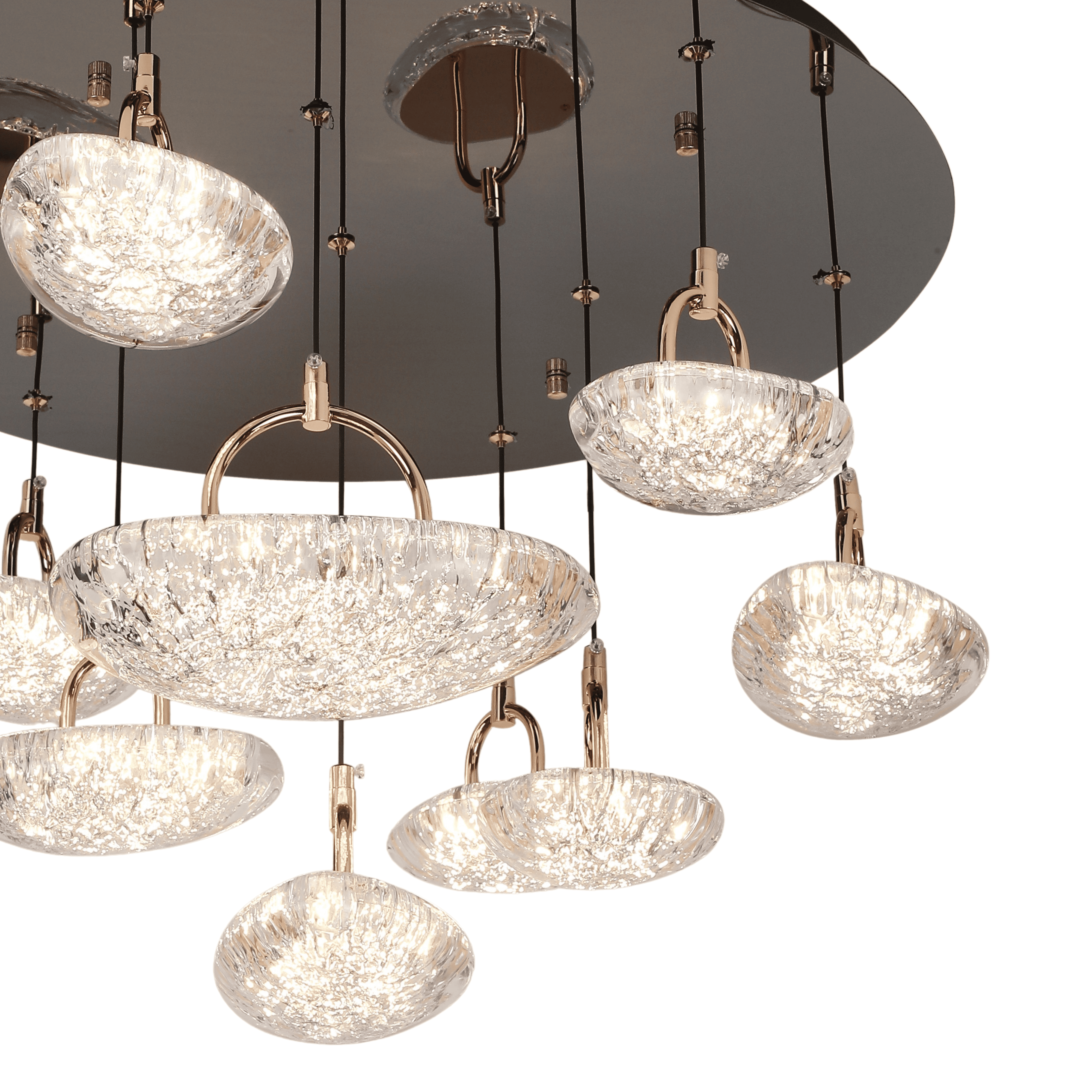 Glacier Glow Hanging Light - Teenbatti