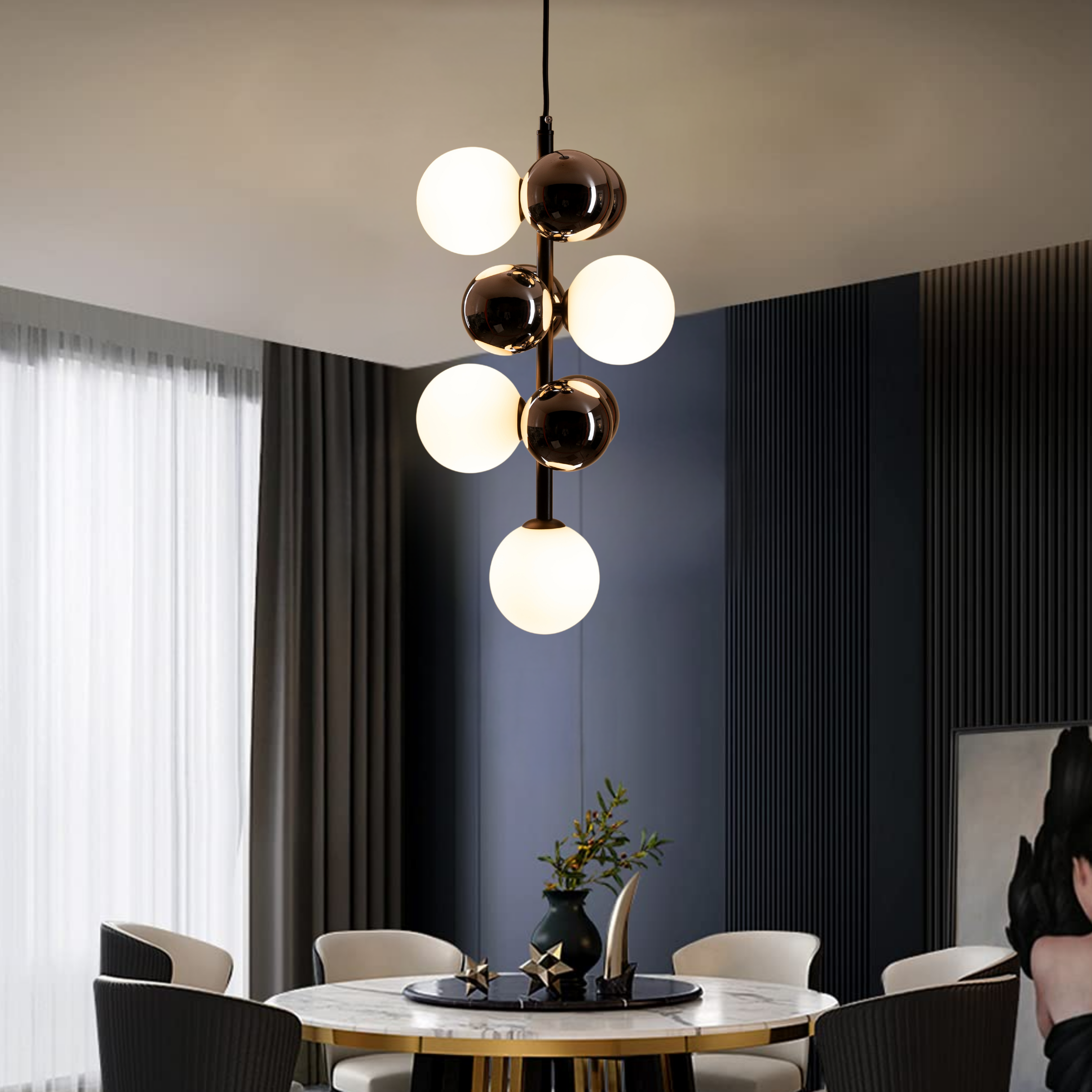 Cirrus Stick Hanging Light - Teenbatti