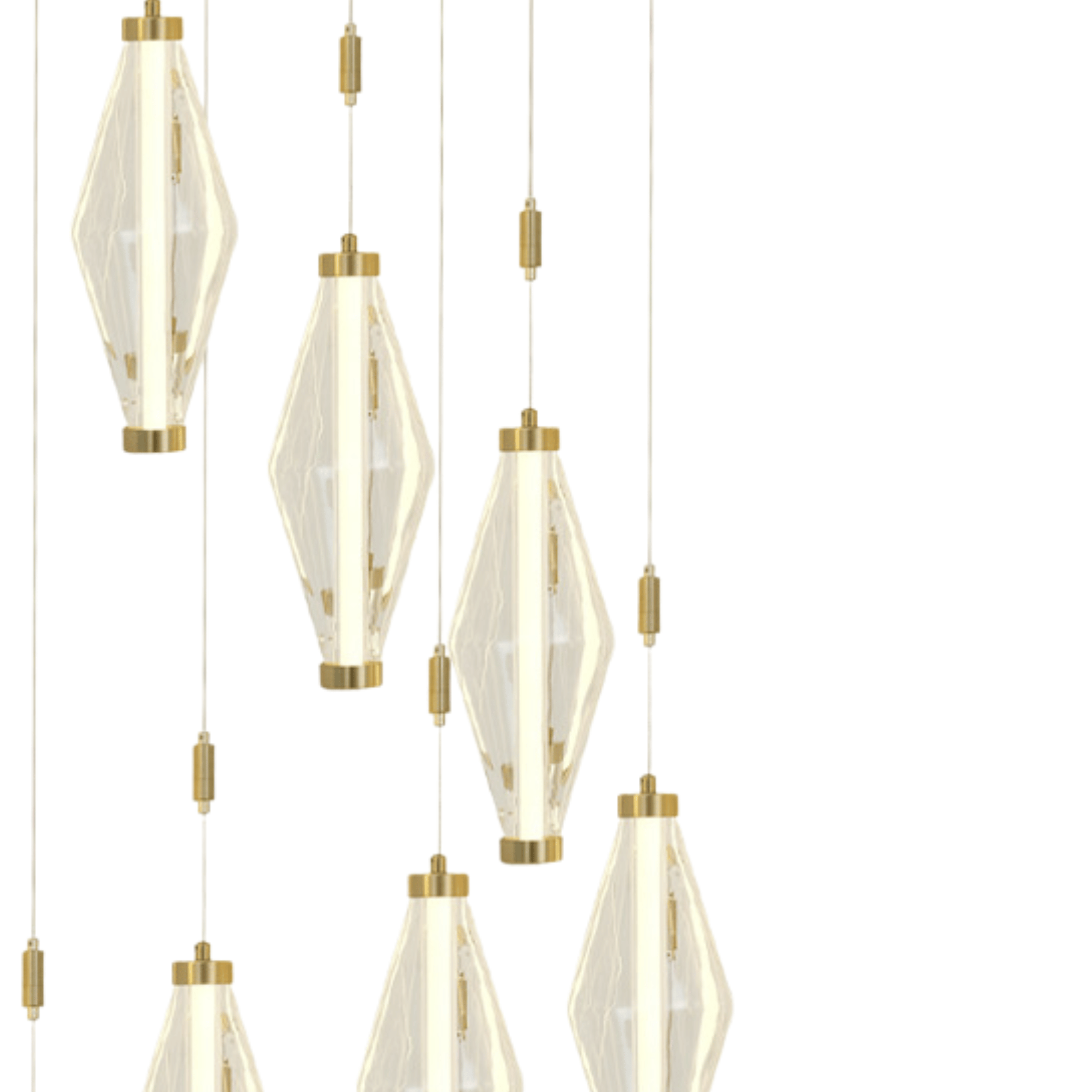 Diamond Drops Hanging Light - Teenbatti