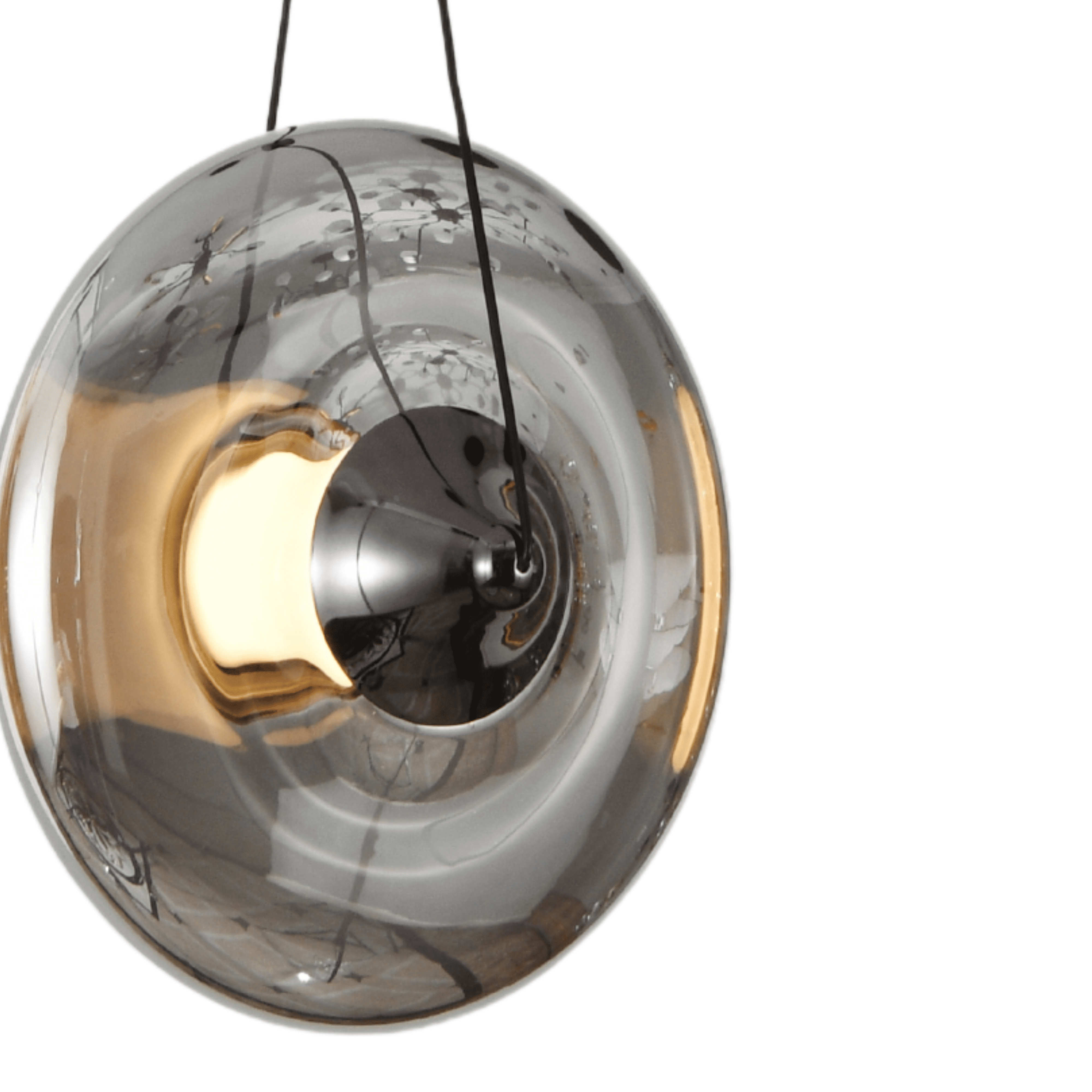 Duo Disc Hanging Light - Teenbatti