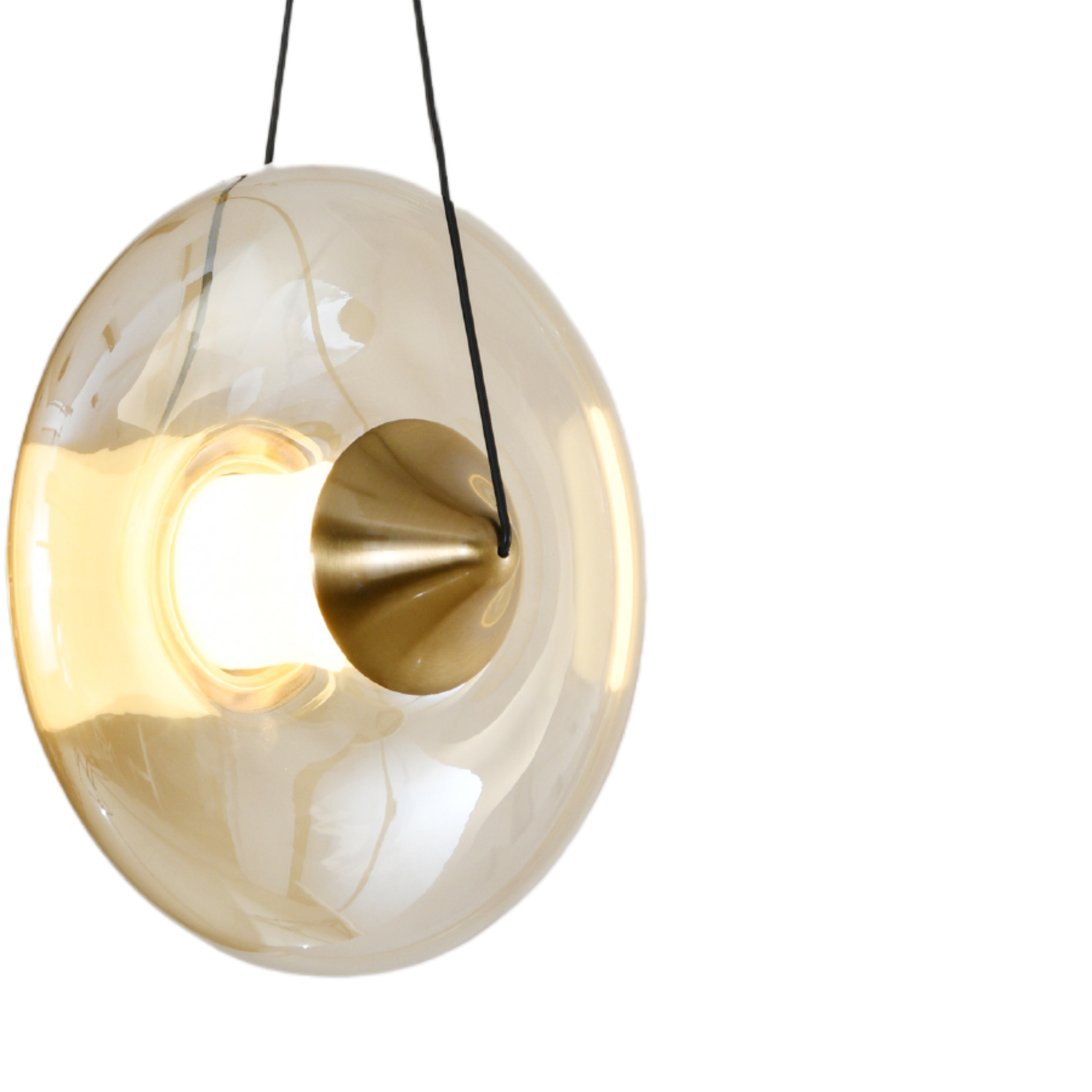 Duo Disc Hanging Light - Teenbatti