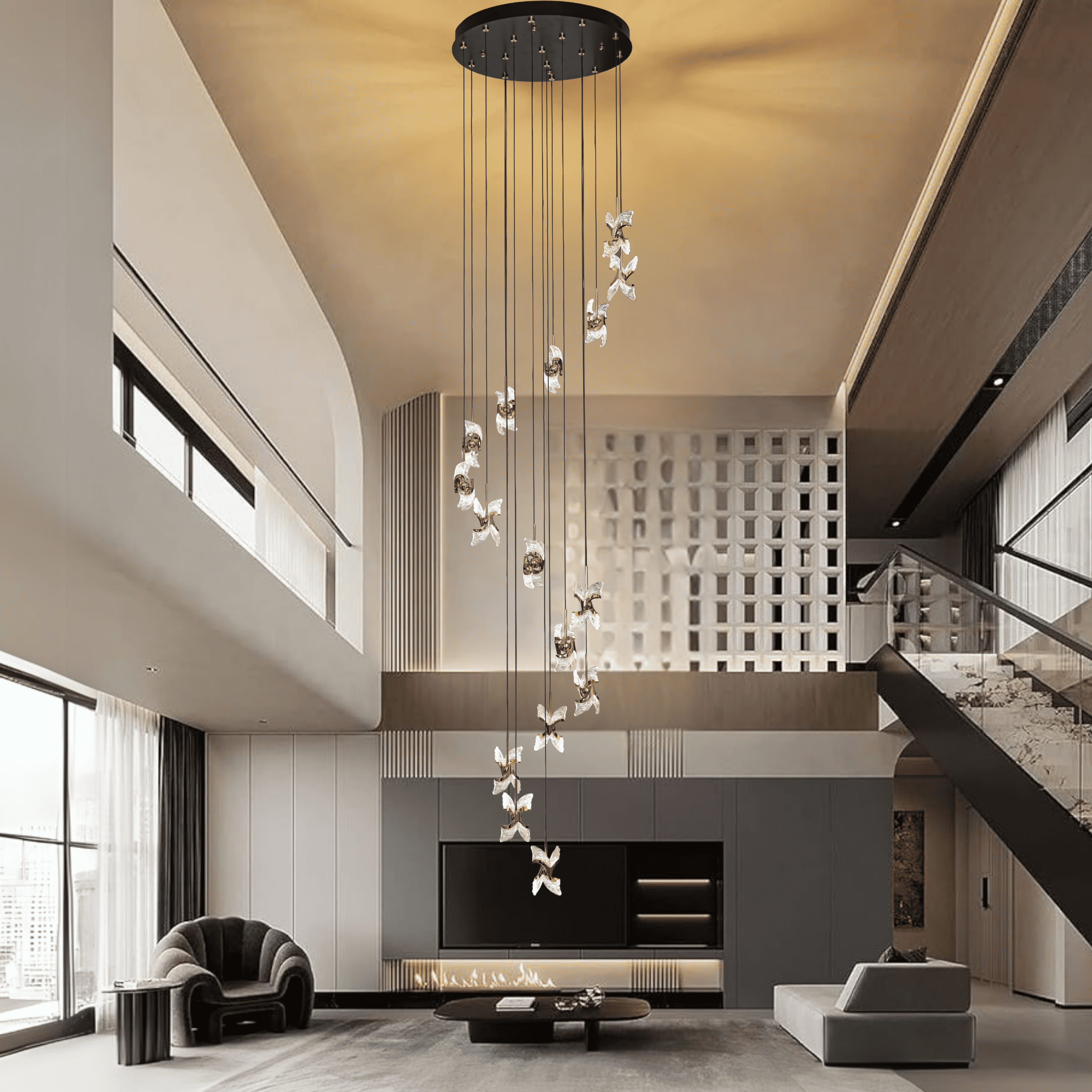Aurelian Hanging Light - Teenbatti