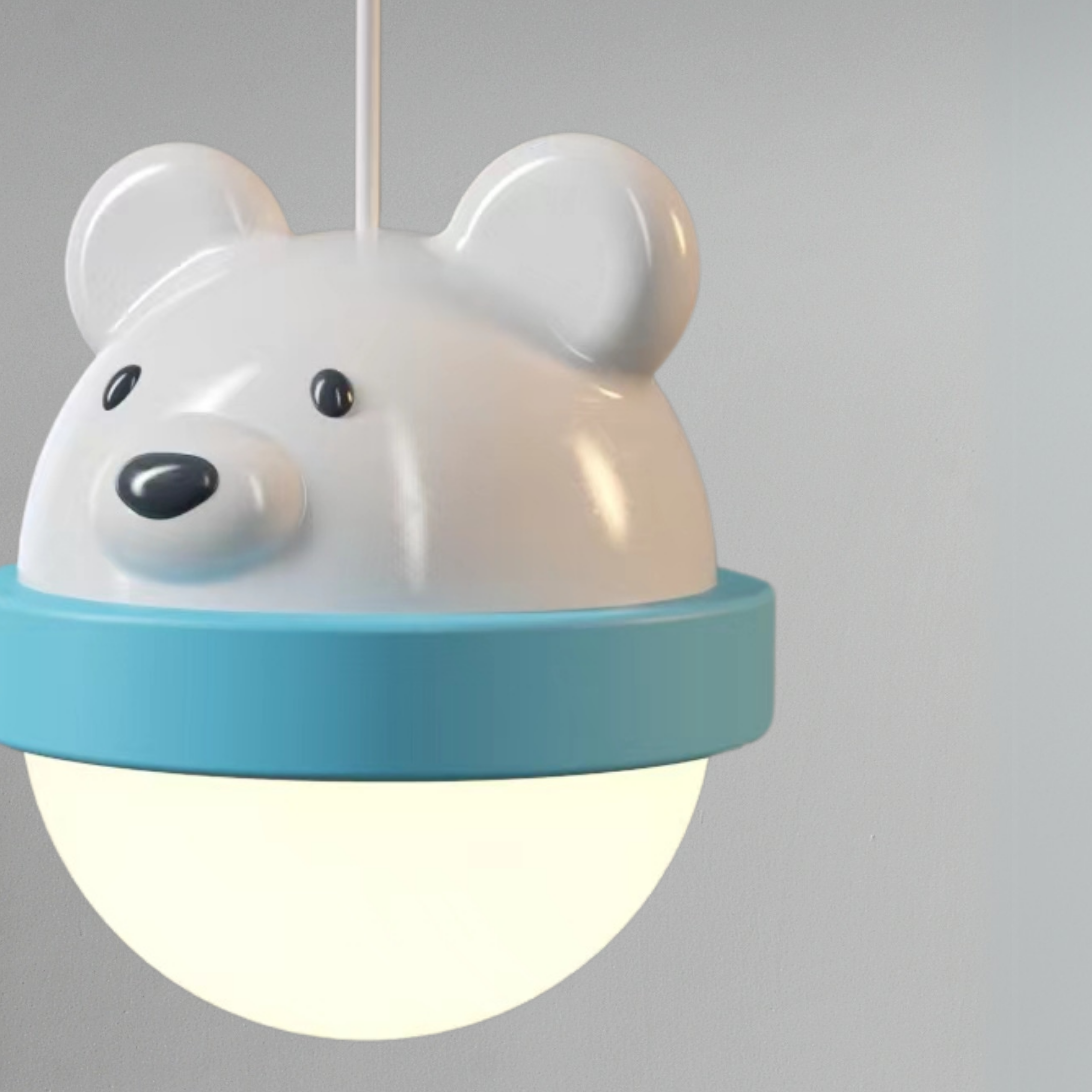 Cloud Bear Hanging Light - Teenbatti