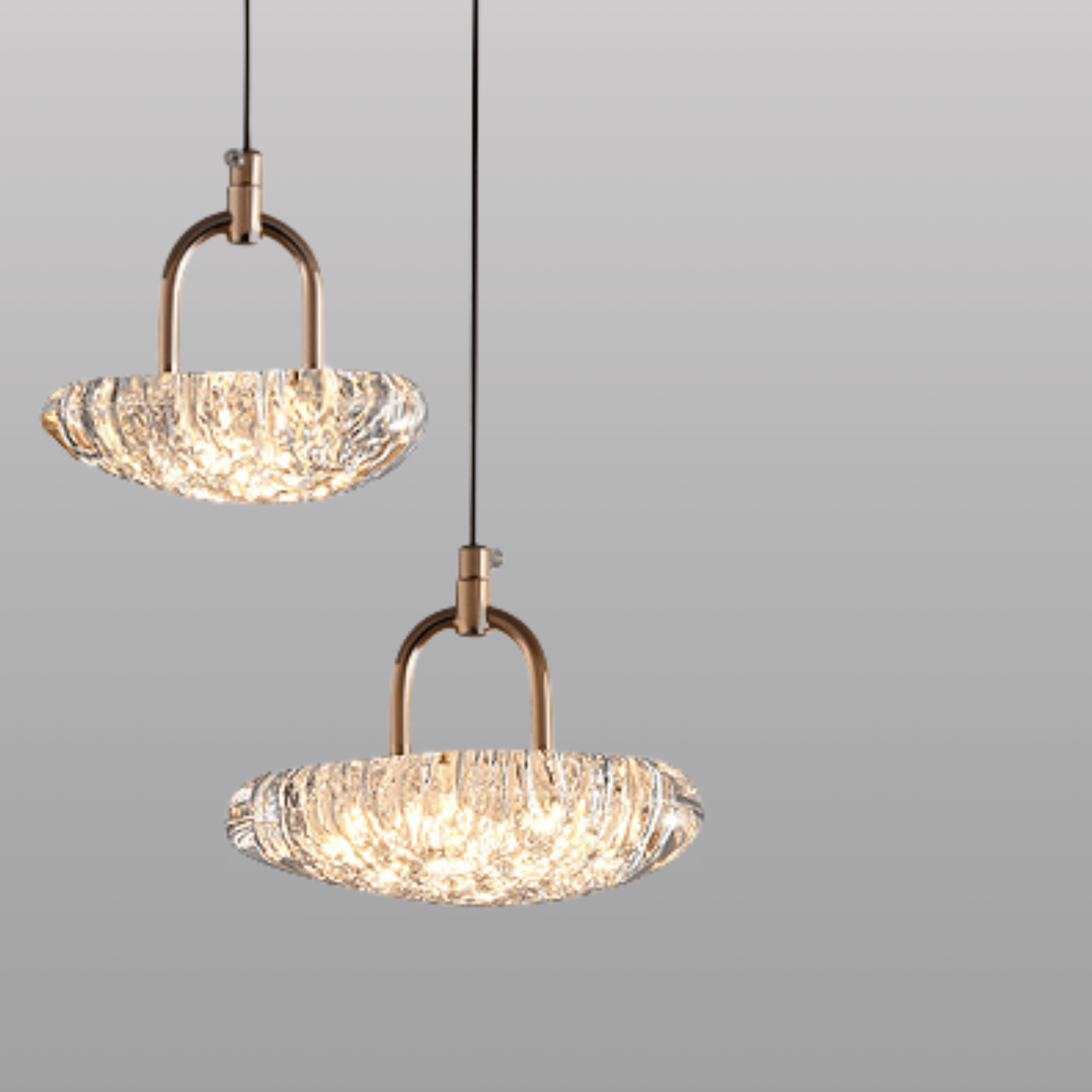 Glacier Glow Hanging Light - Teenbatti