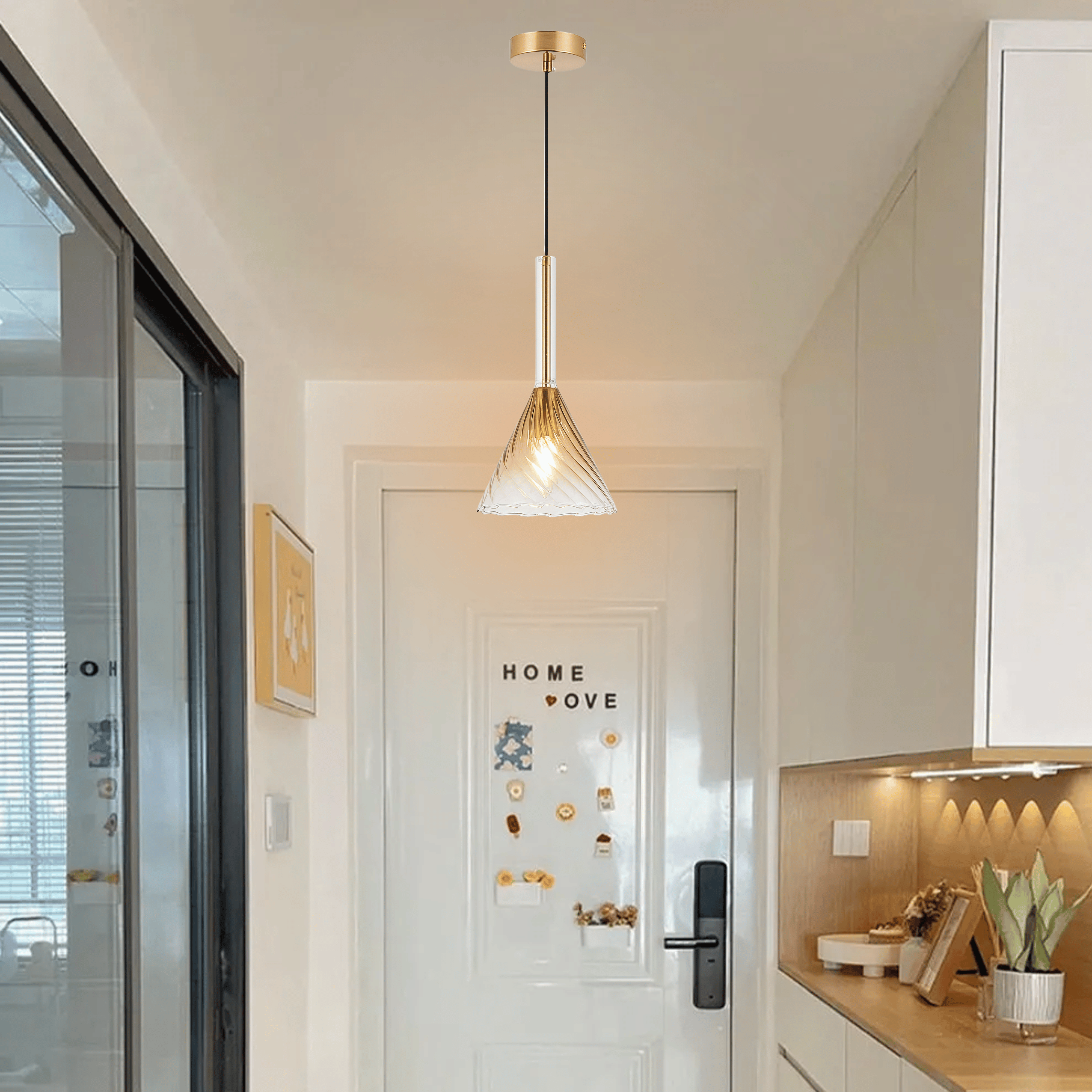 Artisan Glass Hanging Light