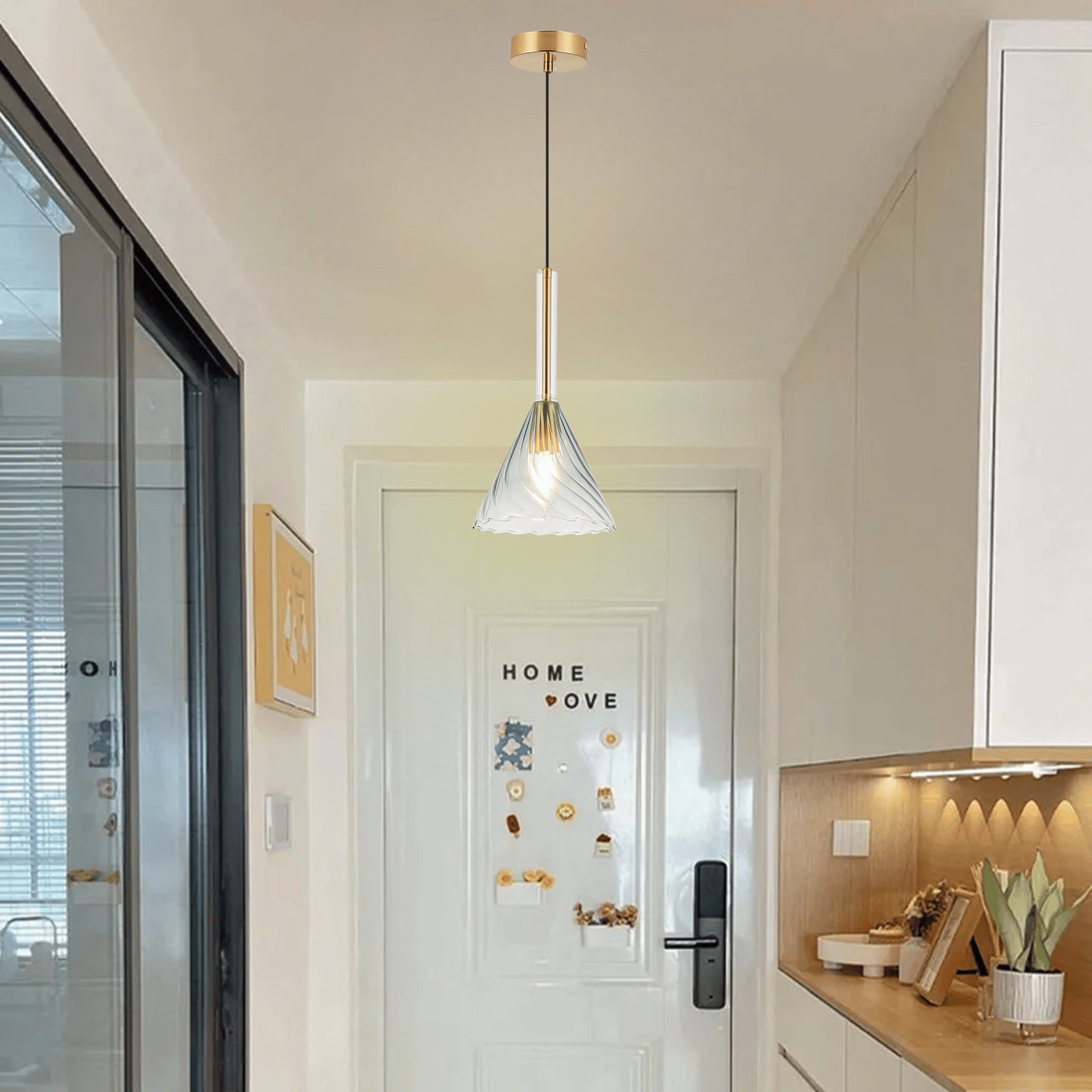 Artisan Glass Hanging Light