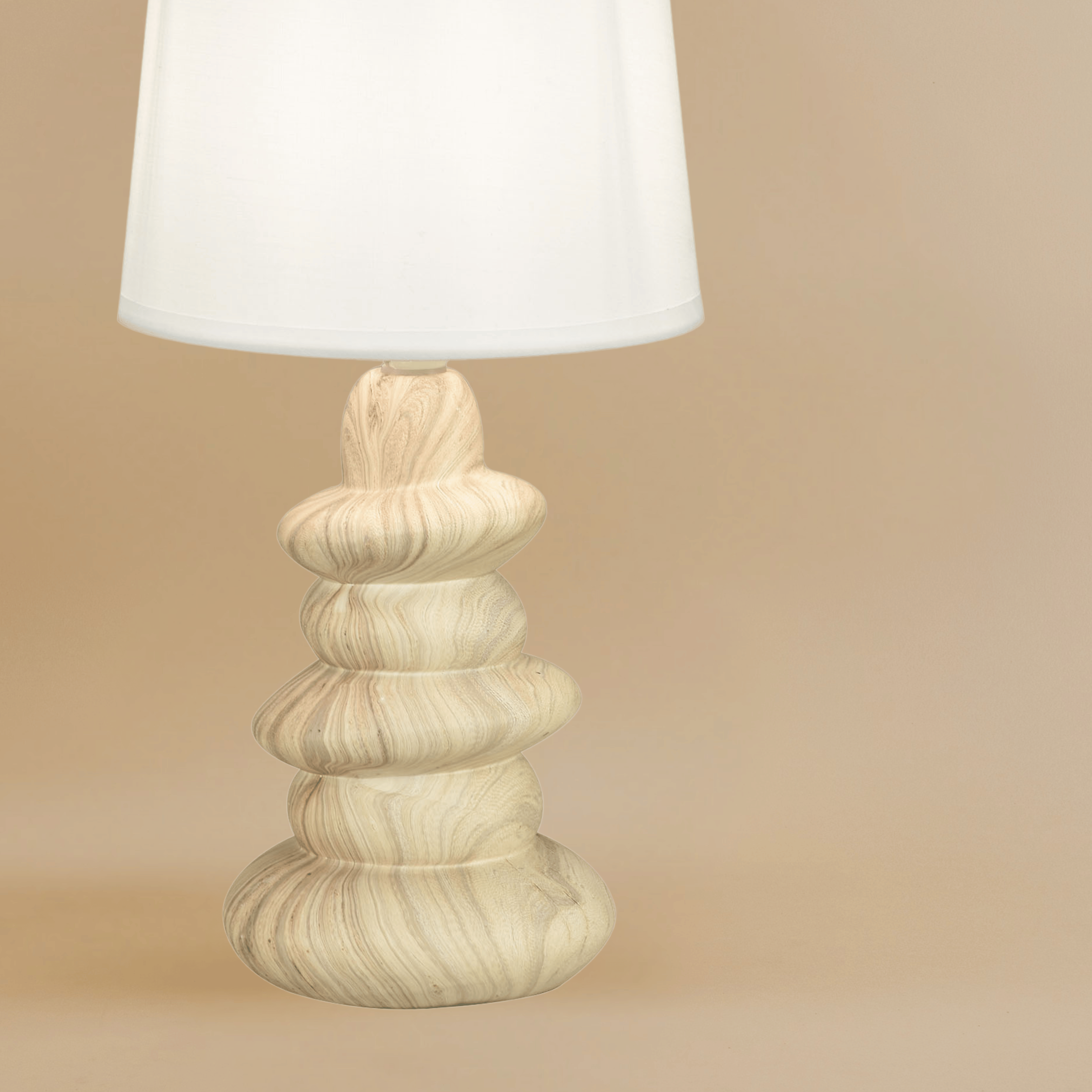 Pebble Peak Table Lamp - Teenbatti