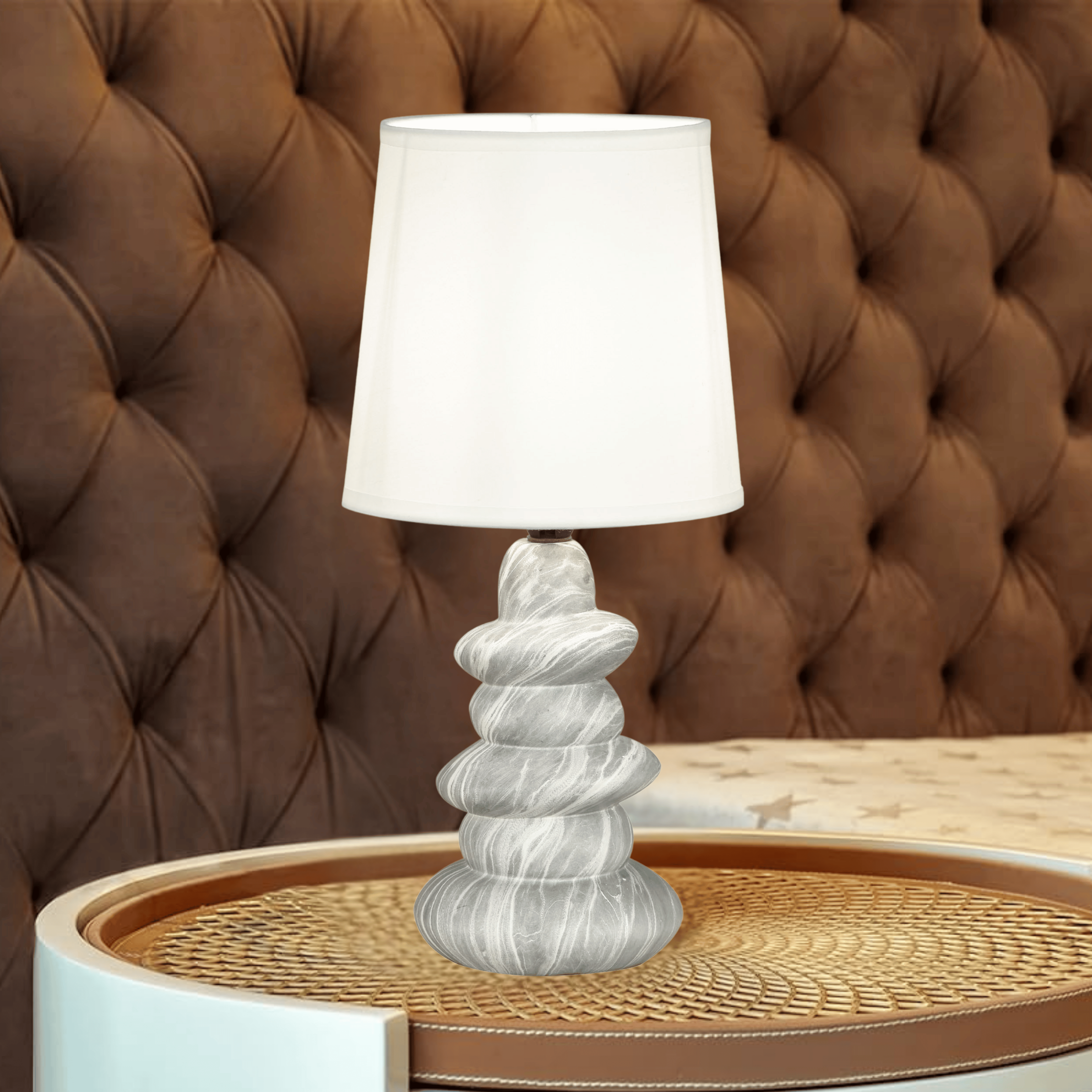 Pebble Peak Table Lamp - Teenbatti