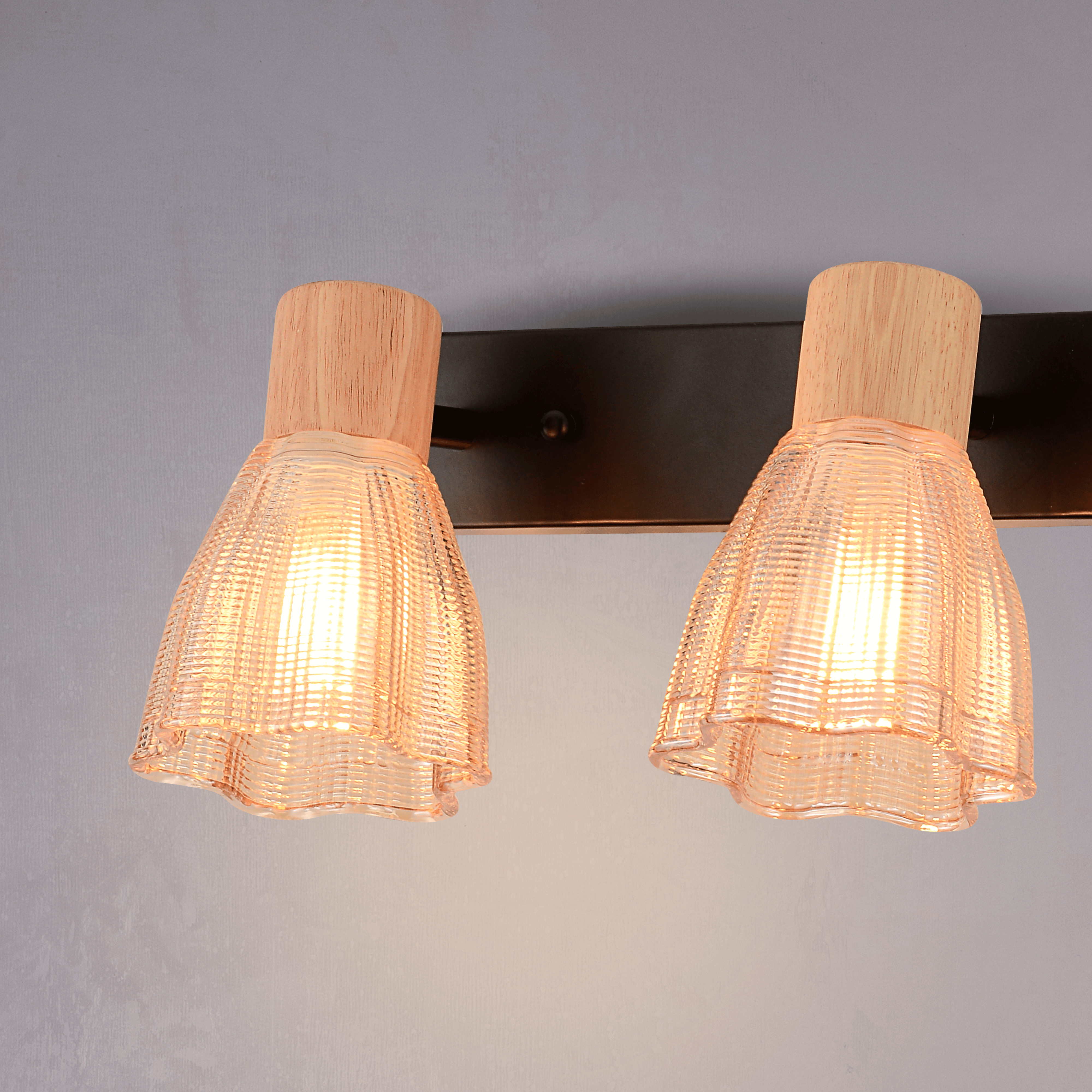 Flora Bloom Double Wall Light Amber