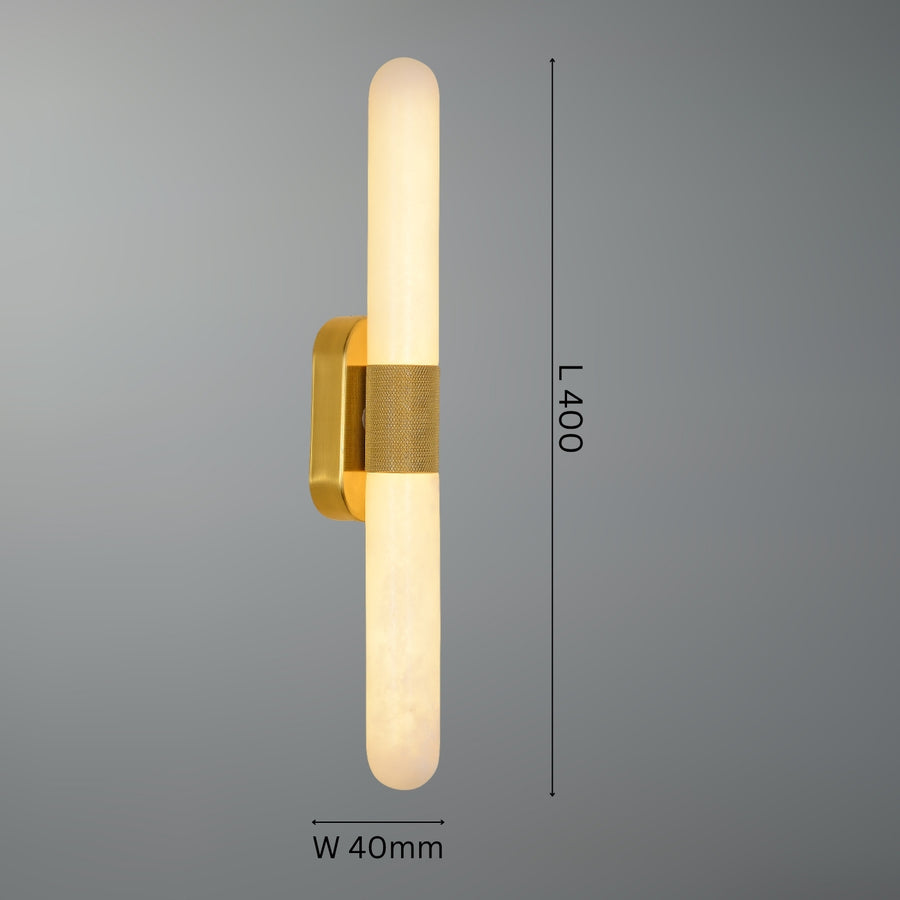 The Alabaster Wand Wall Light