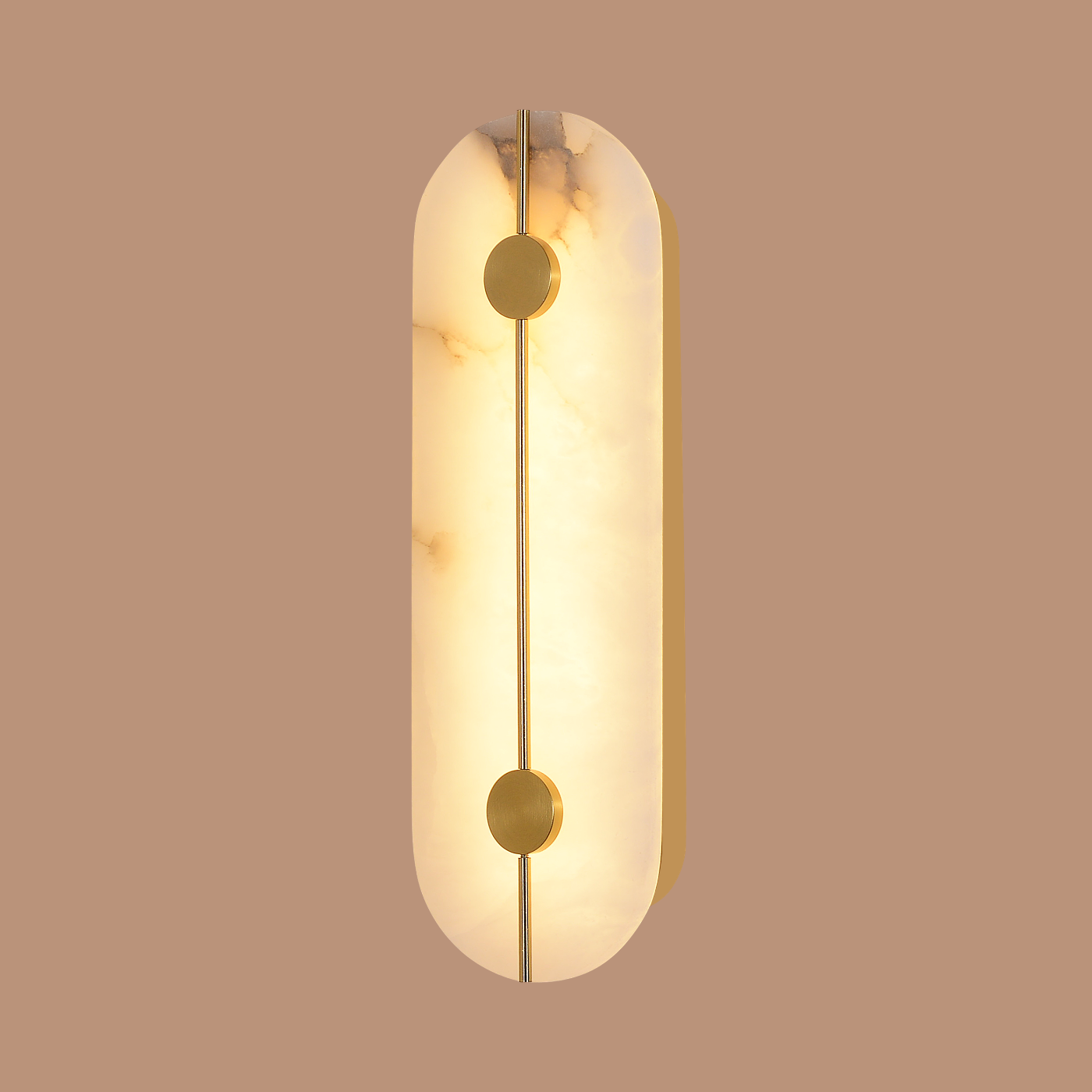 The Alabaster Meridian Wall Light
