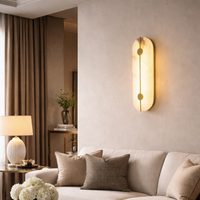 The Alabaster Meridian Wall Light