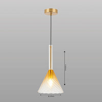 Artisan Glass Hanging Light - Teenbatti