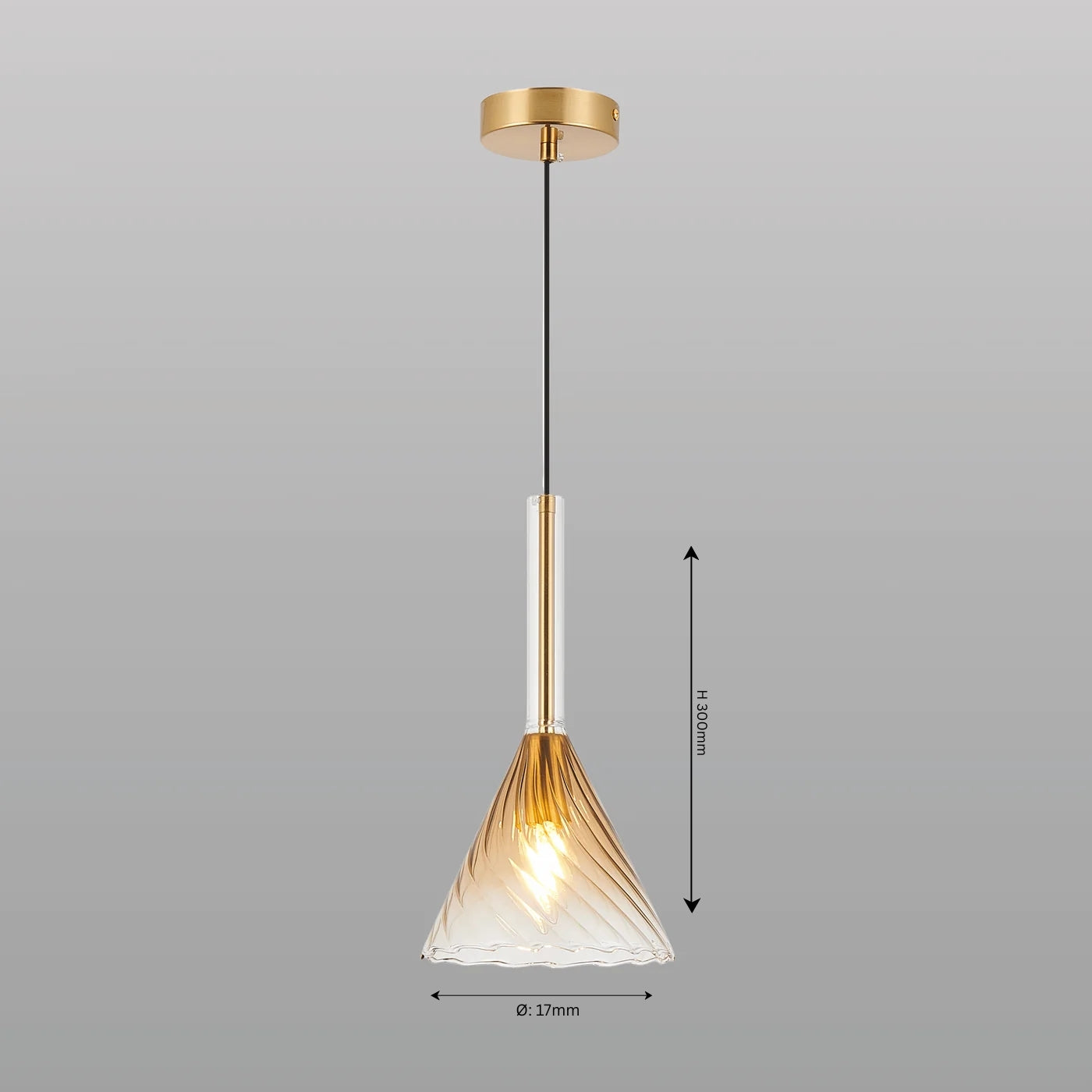 Artisan Glass Hanging Light - Teenbatti