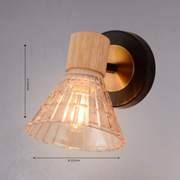 Auburn Cone Single Wall Light - Teenbatti