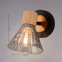 Auburn Cone Single Wall Light - Teenbatti