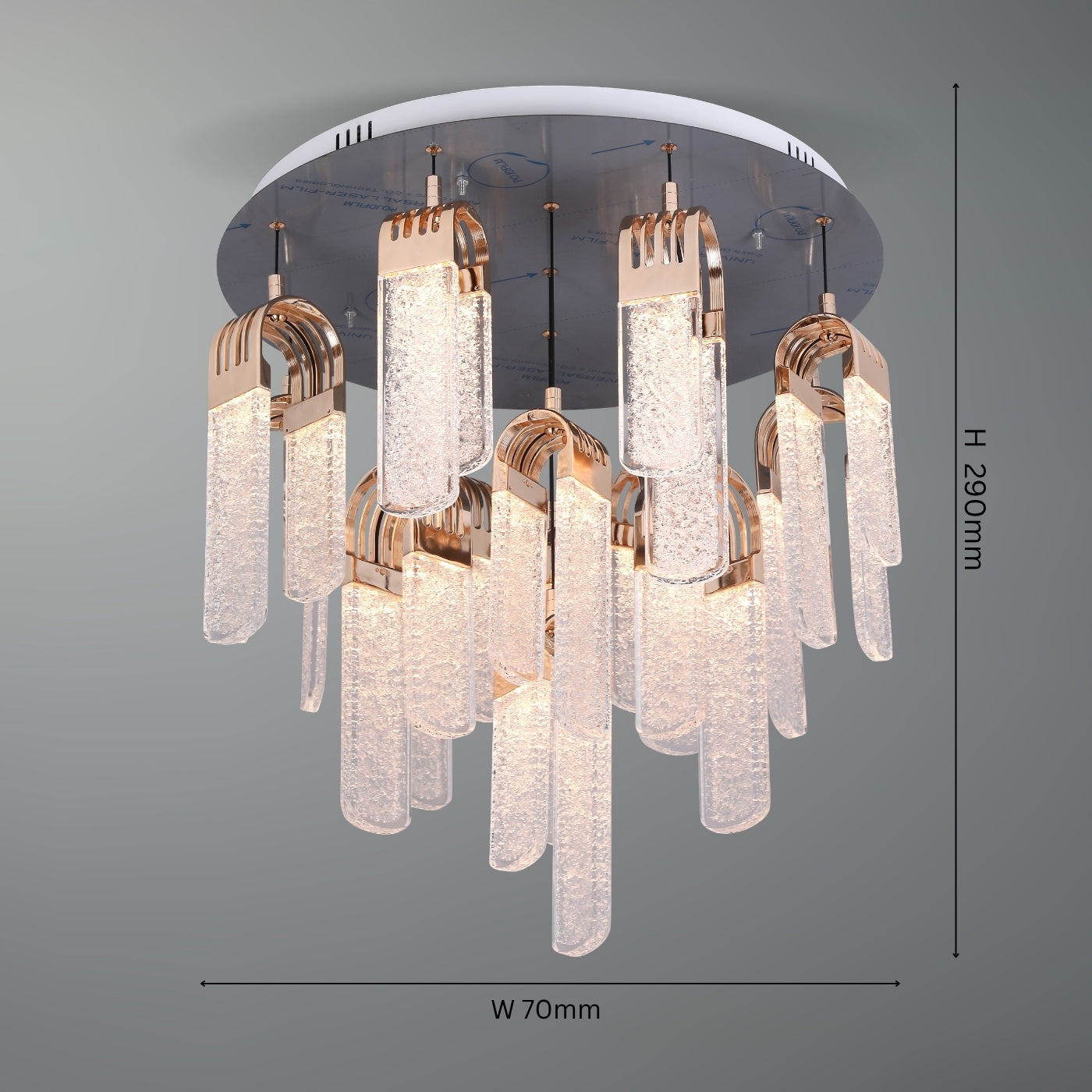 The Helix Open Multi Drop Pendant