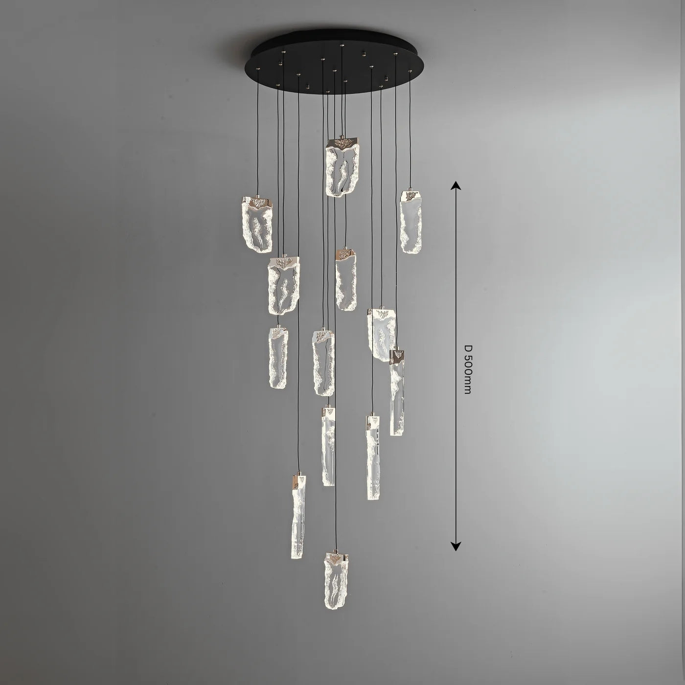 Broken Stone Hanging Light - Teenbatti