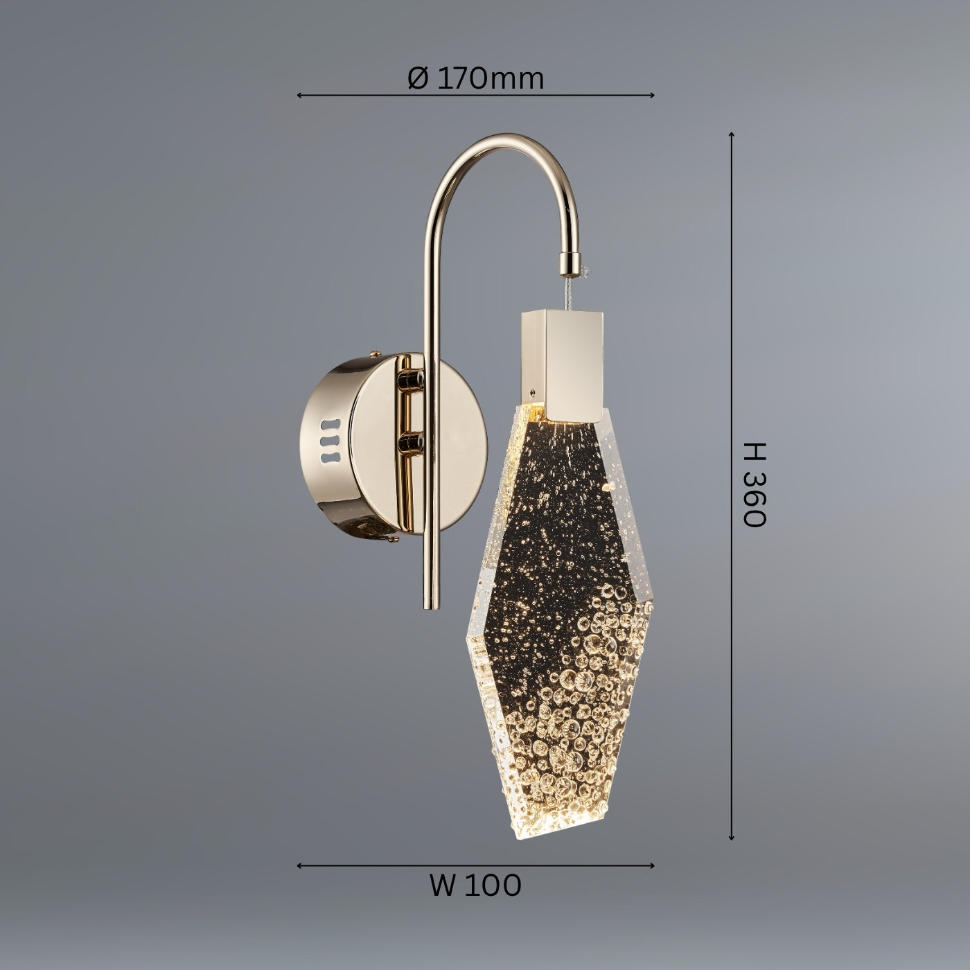 The Solitaire Kite Wall Light