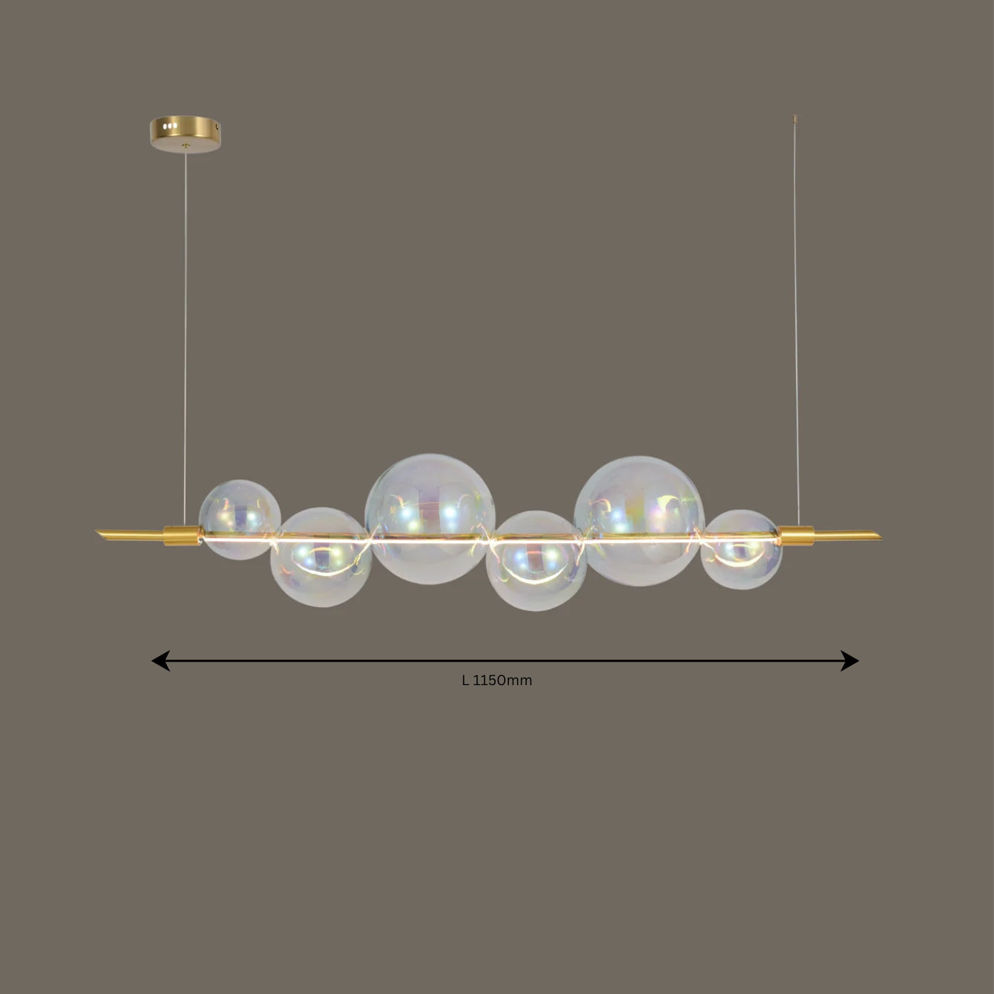 Bubble Stream Linear Light - Teenbatti